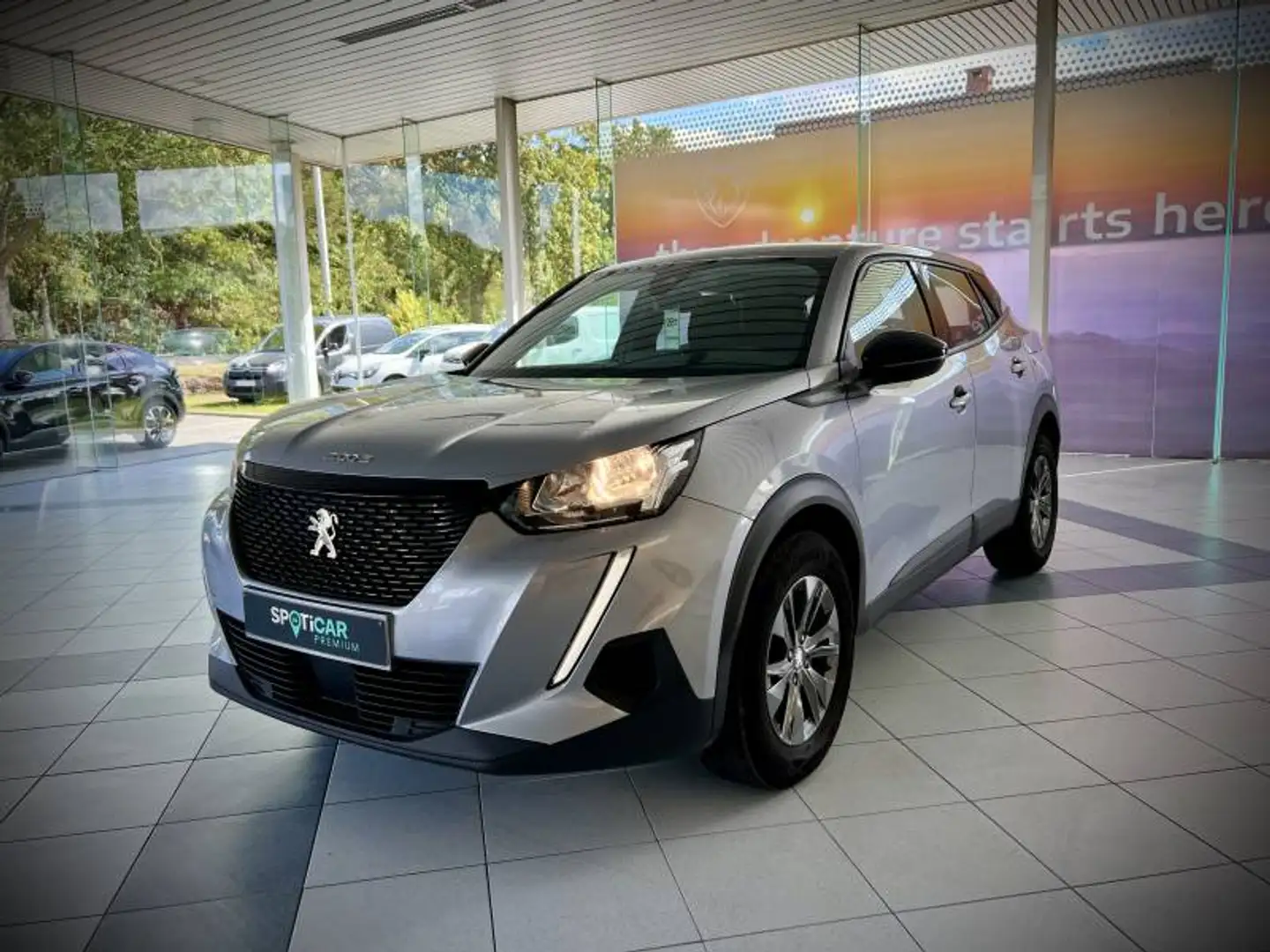Peugeot 2008 2 1.2 Puretech 74KW S&S Active Pack Gris - 1