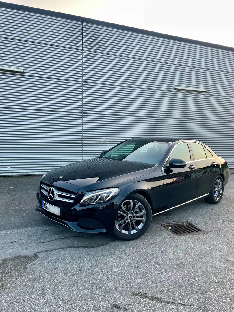 Mercedes-Benz C 180 9G-TRONIC Avantgarde, SH, Klima, Navi, AHK, Tüv 2 Schwarz - 1