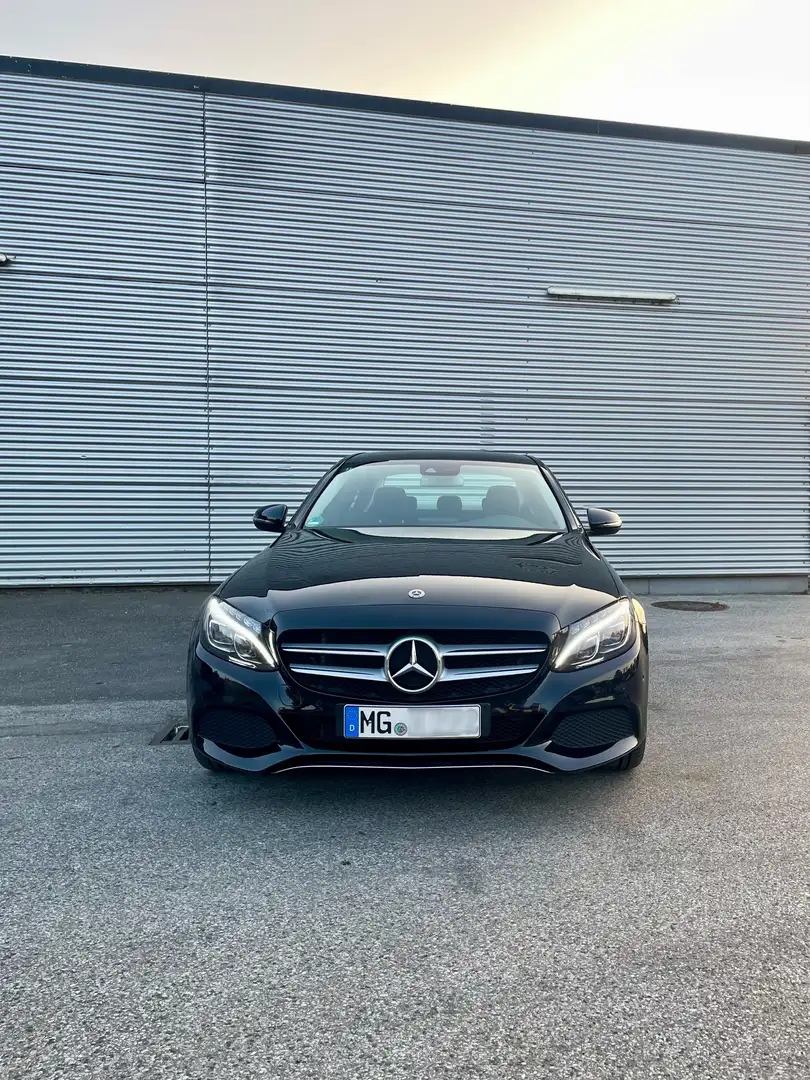 Mercedes-Benz C 180 9G-TRONIC Avantgarde, SH, Klima, Navi, AHK, Tüv 2 Schwarz - 2