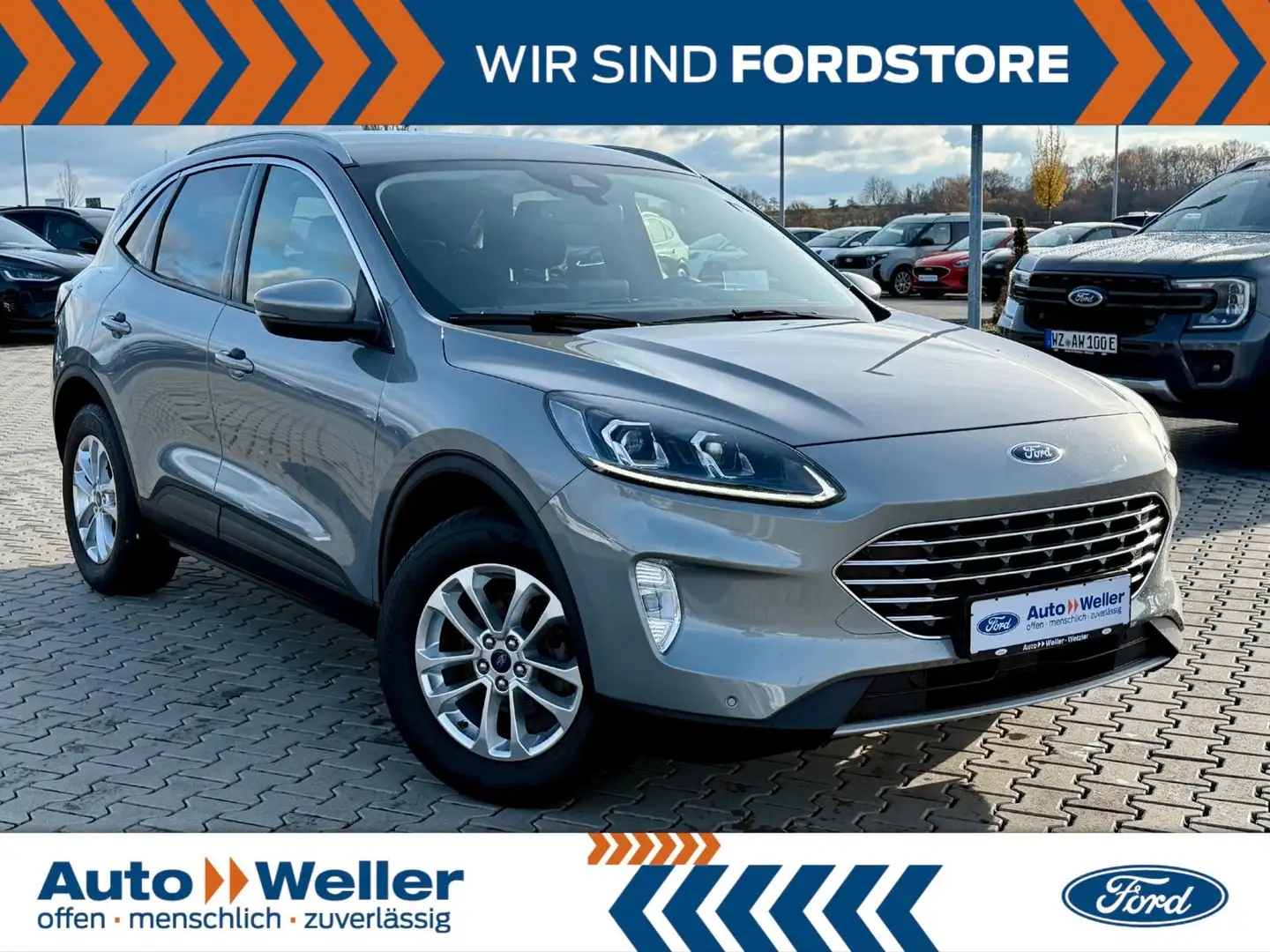 Ford Kuga Plug-In Hybrid Titanium X AHK LED B&O Silber - 1