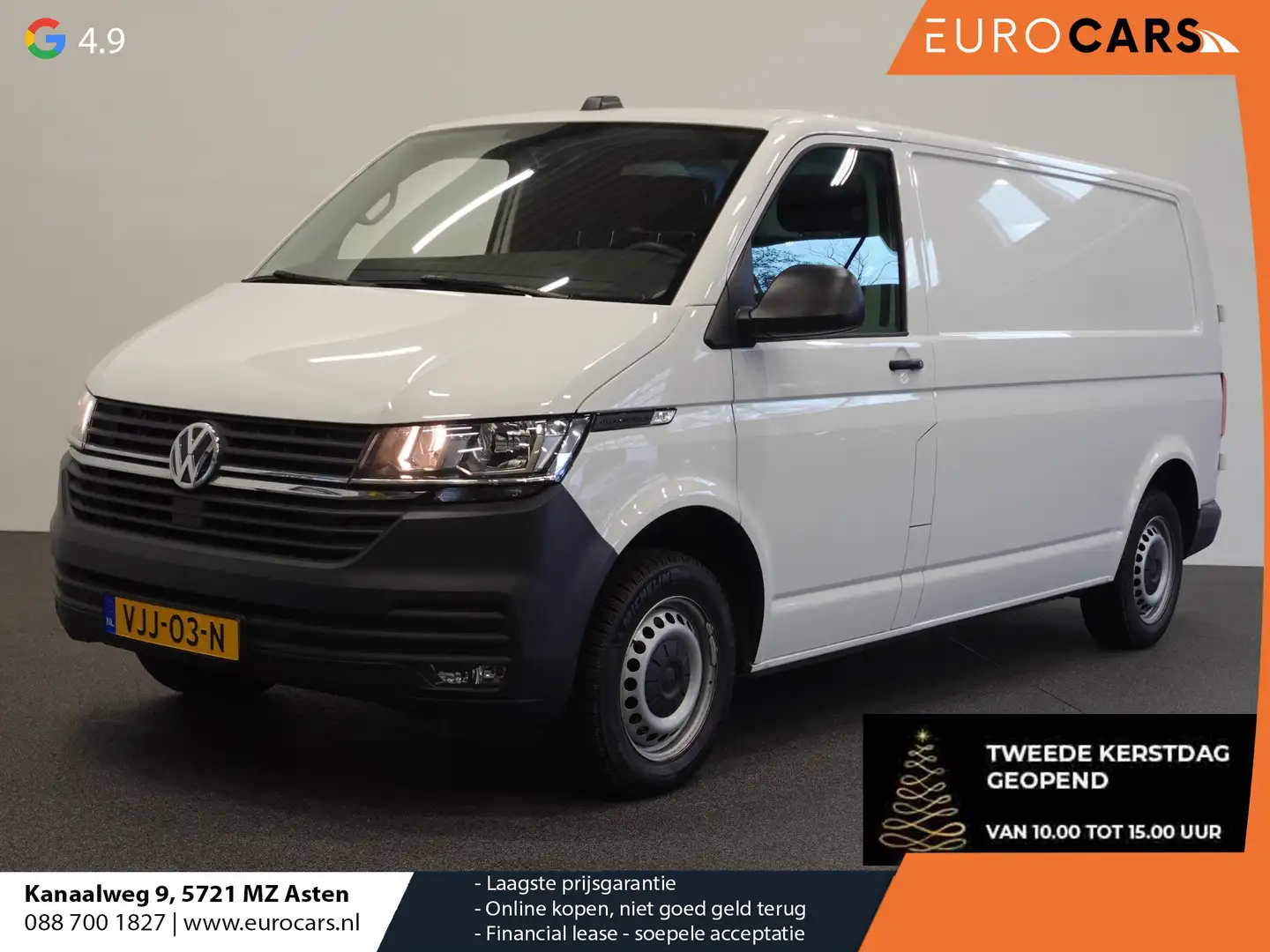 Volkswagen T6.1 Transporter 2.0 TDI 110pk L2H1 Navigatie Apple Carplay/Android Blanc - 1