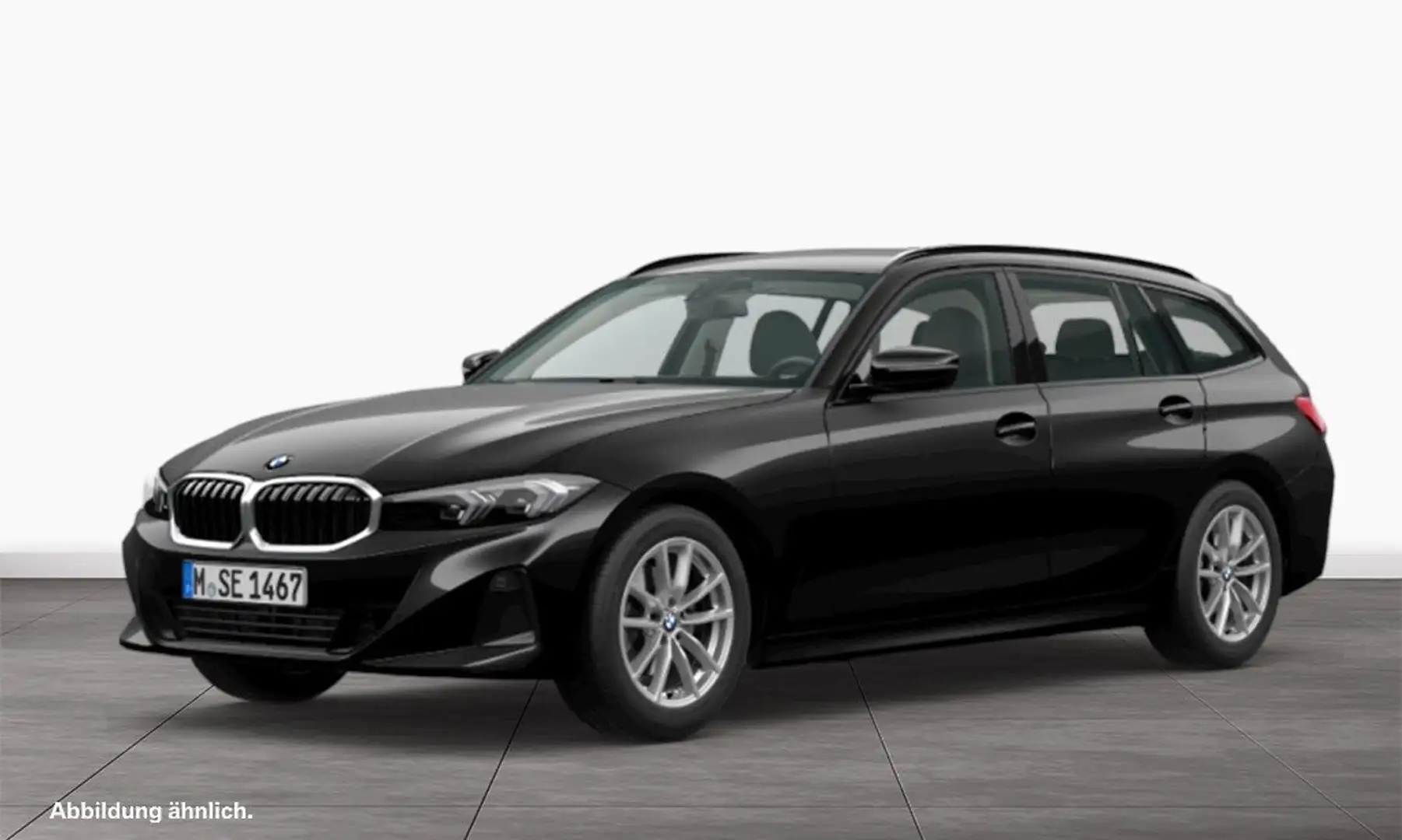 BMW 320 d Touring DAB Standhzg. Komfortzg. Tempomat Schwarz - 1