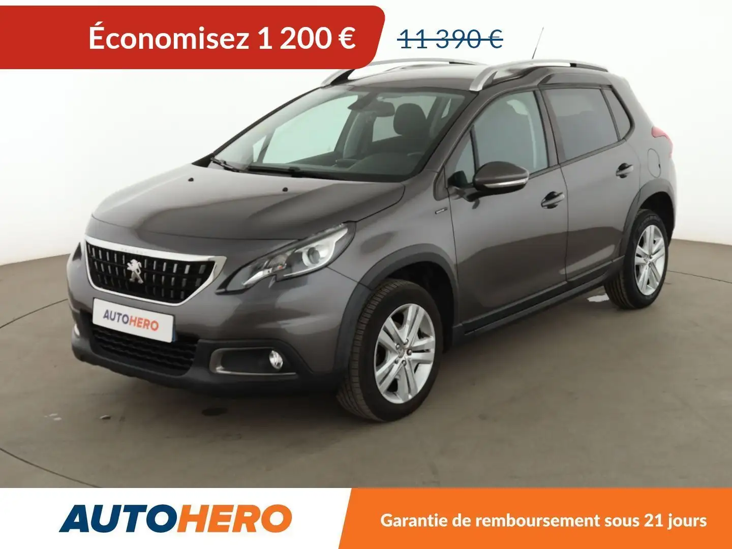 Peugeot 2008 1.5 Blue-HDi Signature Gris - 1