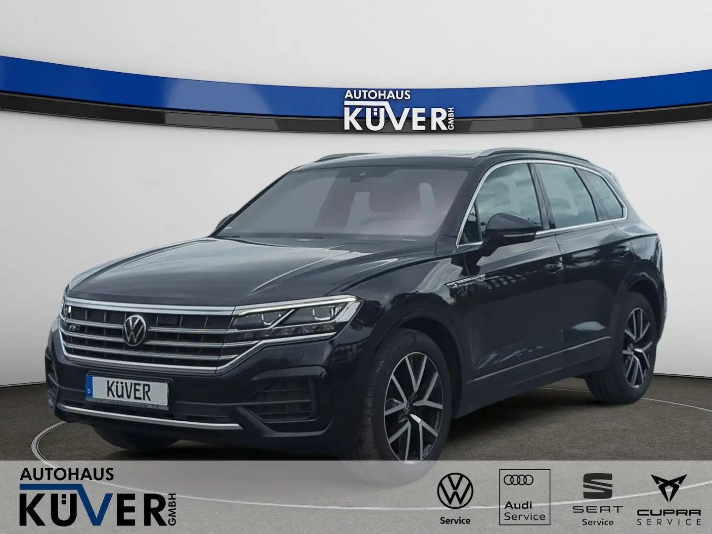 Volkswagen Touareg R-Line 3.0 TDI DSG 4M+Pano+Navi+AHK+20 Schwarz - 1