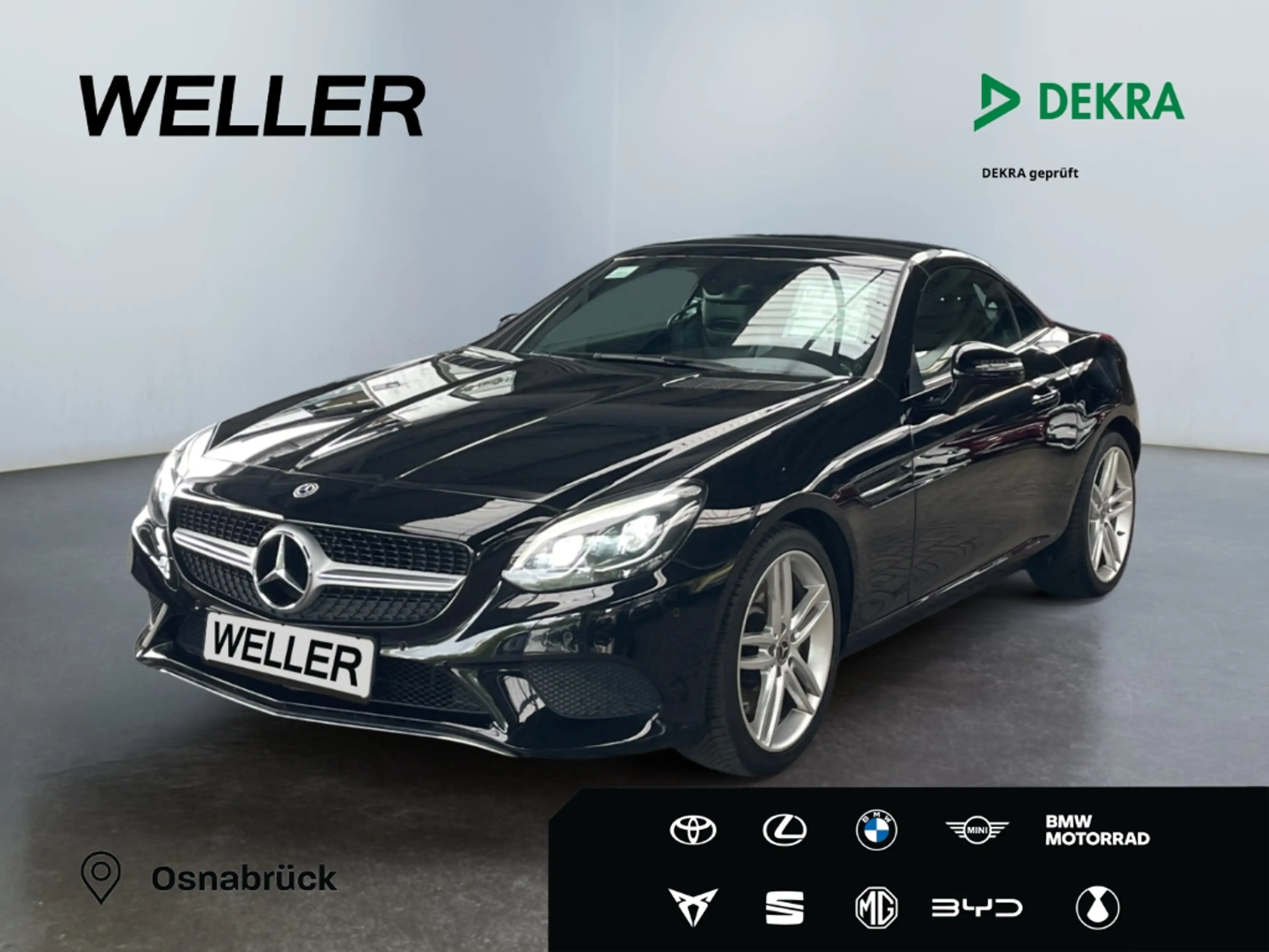 Mercedes-Benz SLC 180 9G-TRO *LED*Airscarf*Leder*Navi*SHZ*PDC*