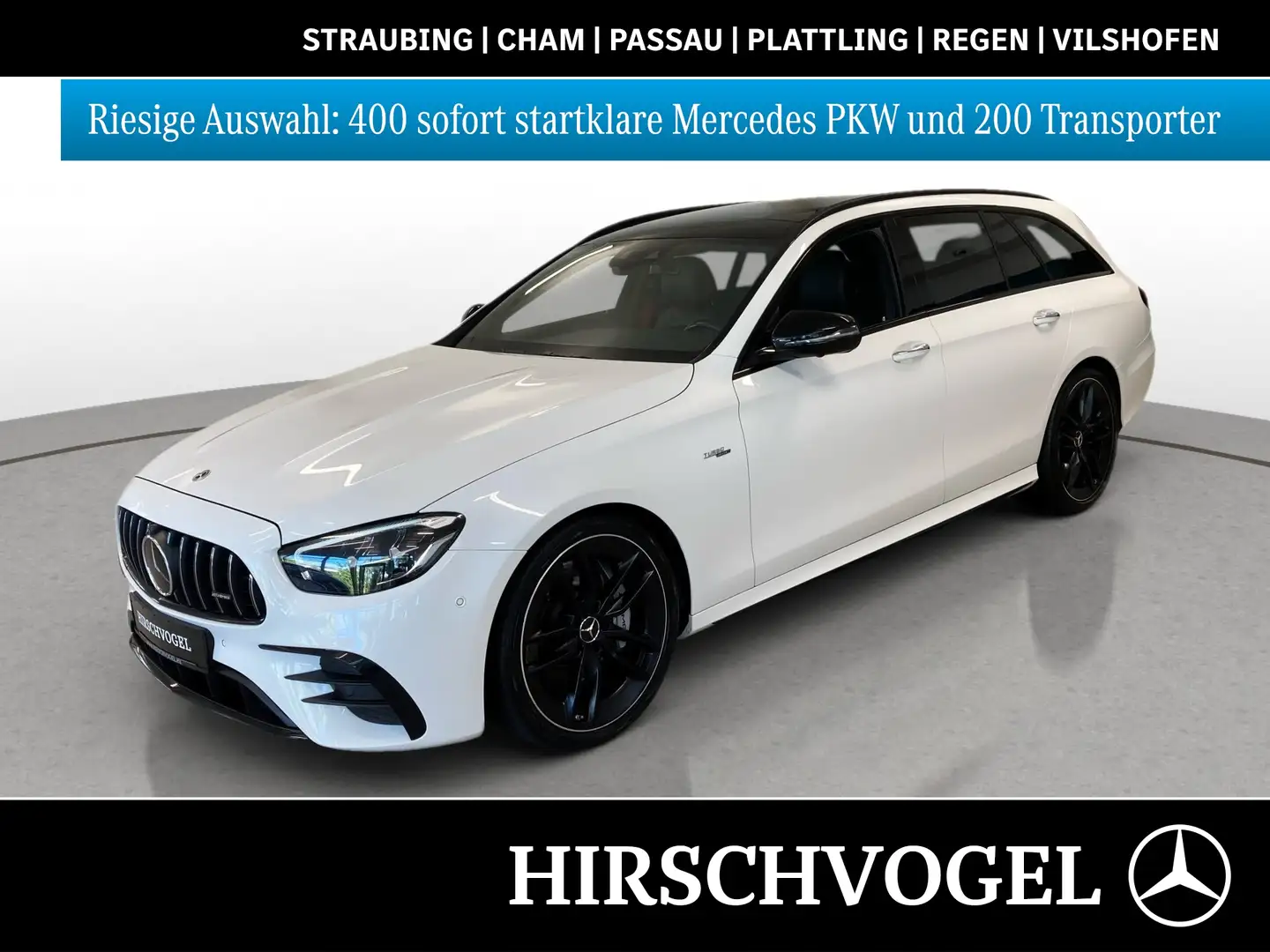 Mercedes-Benz E 53 AMG 4M+ Night+Pano+DISTRO+KEYLESS+Burmester Weiß - 1