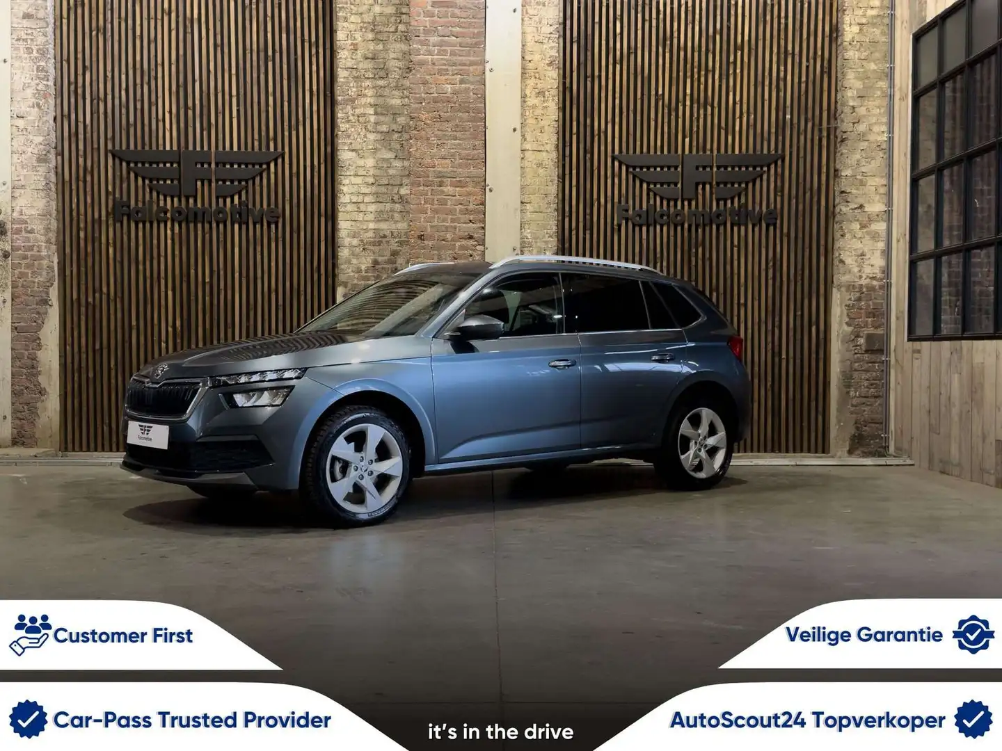 Skoda Kamiq 1.0 TSI*DSG7*ADAPTIVE-CRUISE*CARPLAY*AMBITION* Gris - 1