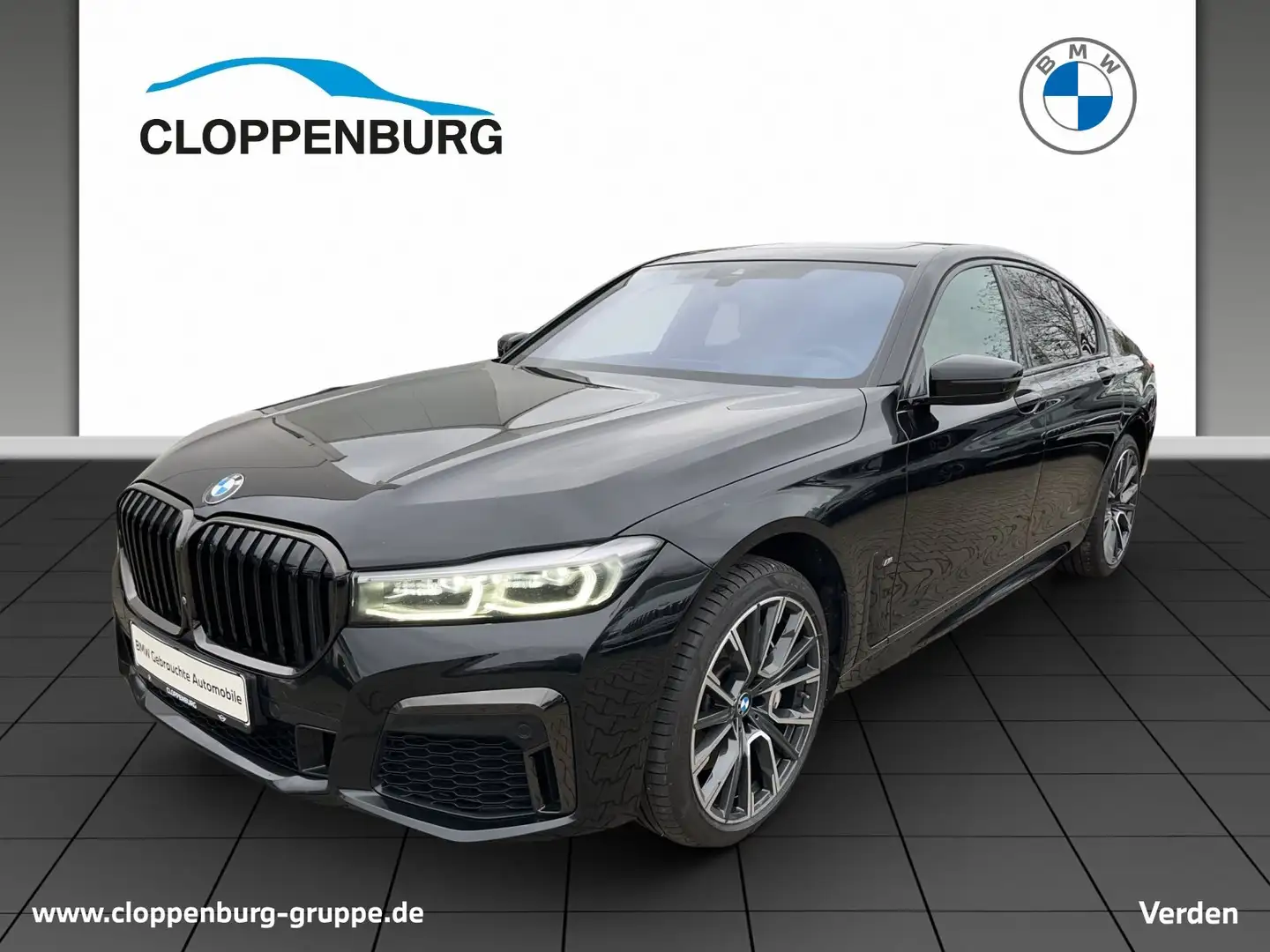 BMW 740 d xDrive Limousine M Sport Head-Up HiFi Massagesit Schwarz - 1