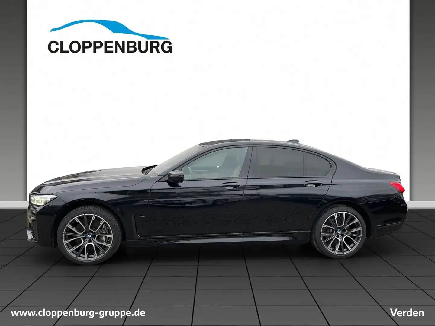 BMW 740 d xDrive Limousine M Sport Head-Up HiFi Massagesit Schwarz - 2