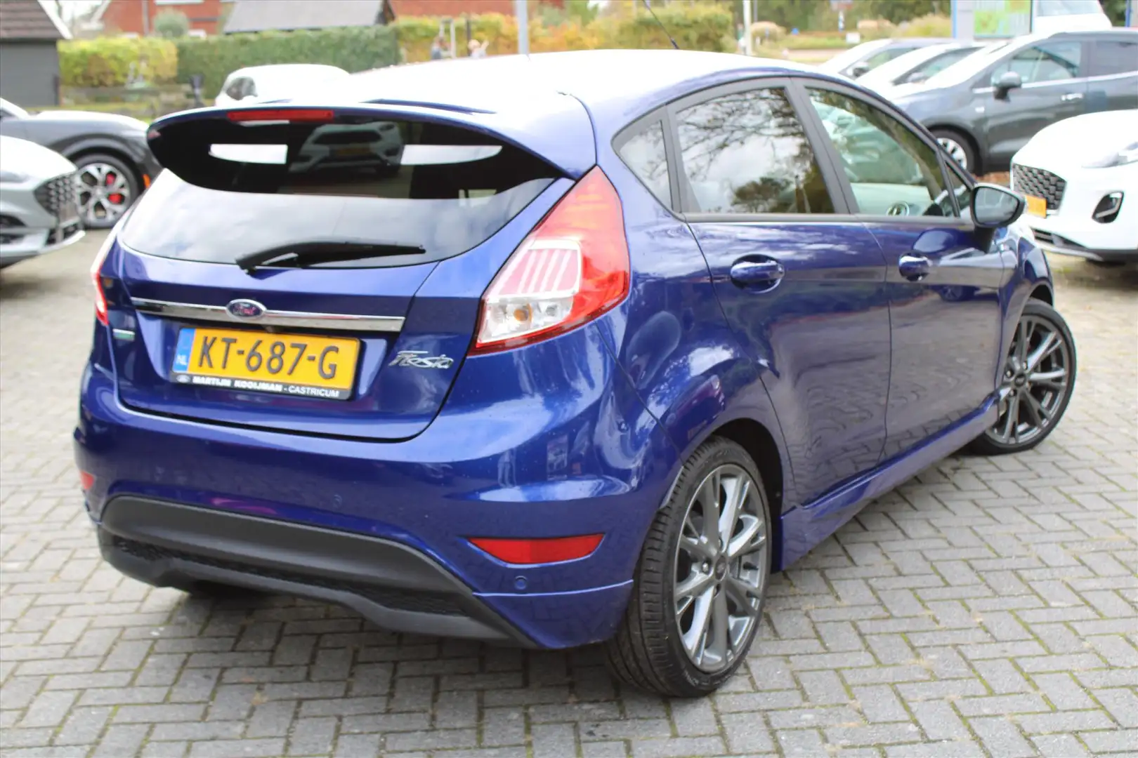 Ford Fiesta 1.0 EcoBoost 100PK 5D ST Line, 17" Velgen, Camera, Bleu - 2