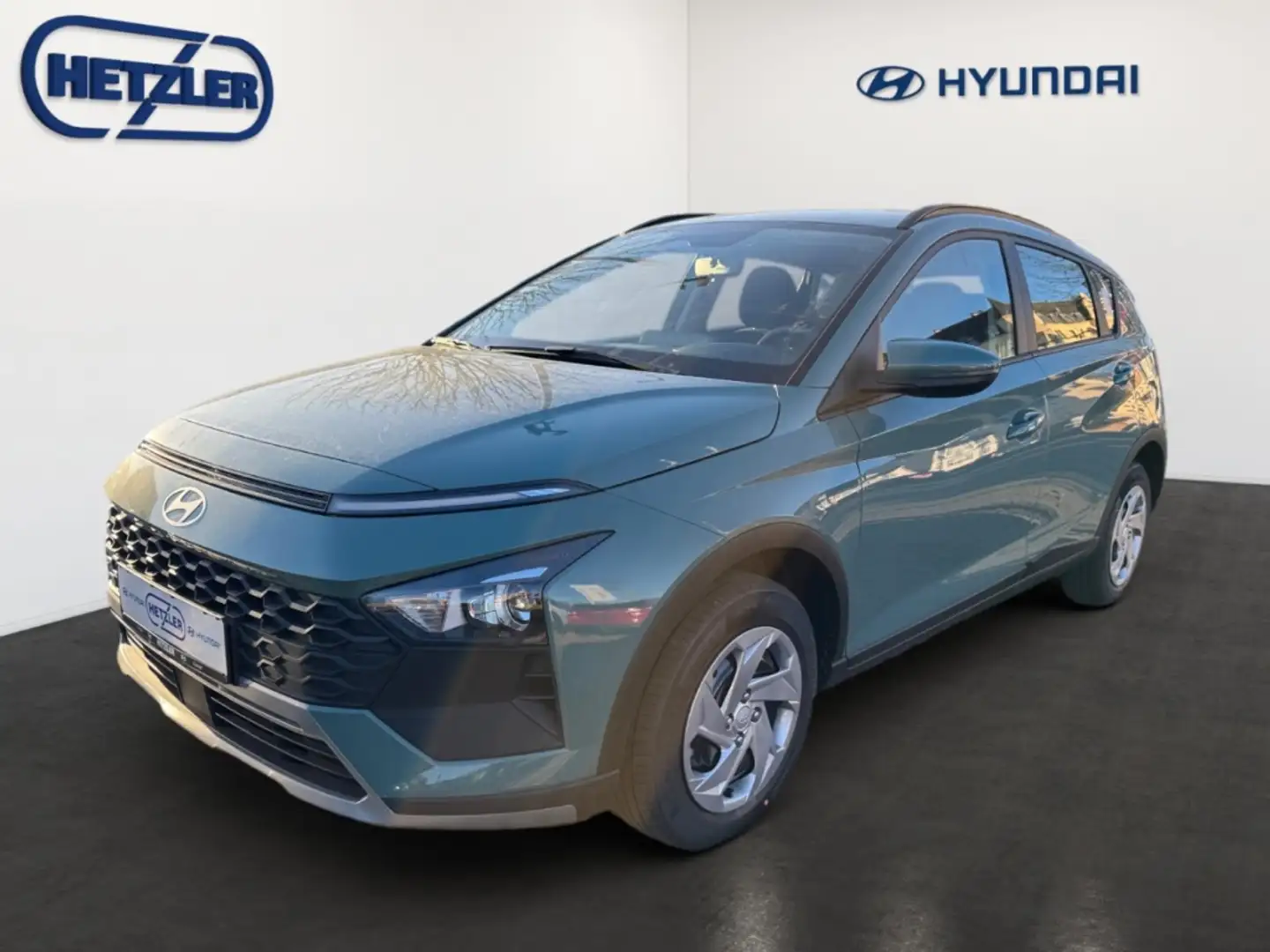 Hyundai BAYON Select 2WD 1.0 T-GDI EU6e Navi Apple CarPlay Andro Green - 1