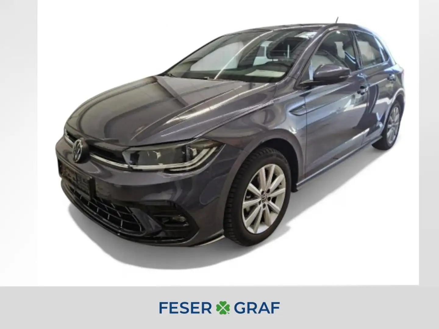 Volkswagen Polo 1.0 TSI R-Line DSG/LED/Rear View/Sitzhzg./Navi Grau - 1