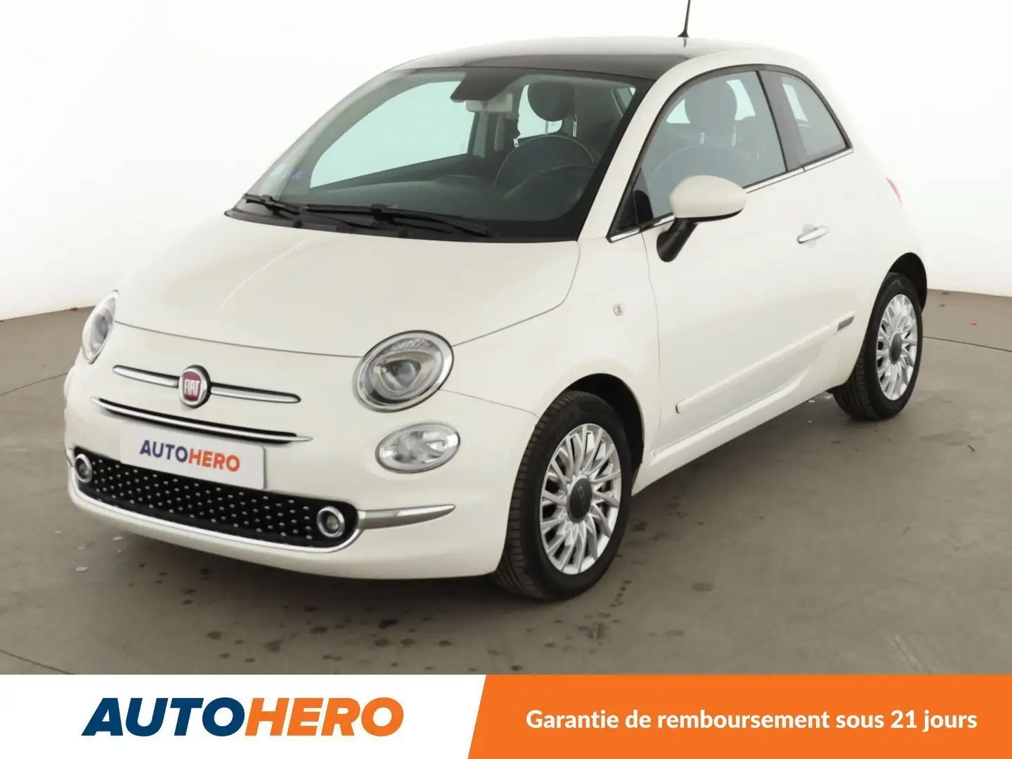 Fiat 500 1.2 Lounge Blanc - 1