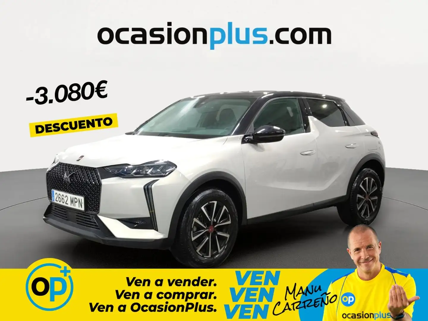 DS Automobiles DS 3 Crossback Puretech Performance Line 130 Aut. Blanco - 1