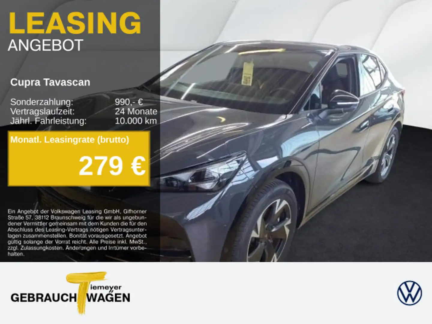 CUPRA Tavascan EDGE LM19 W-PUMPE PARKLENK eKLAPPE KAME Grau - 1