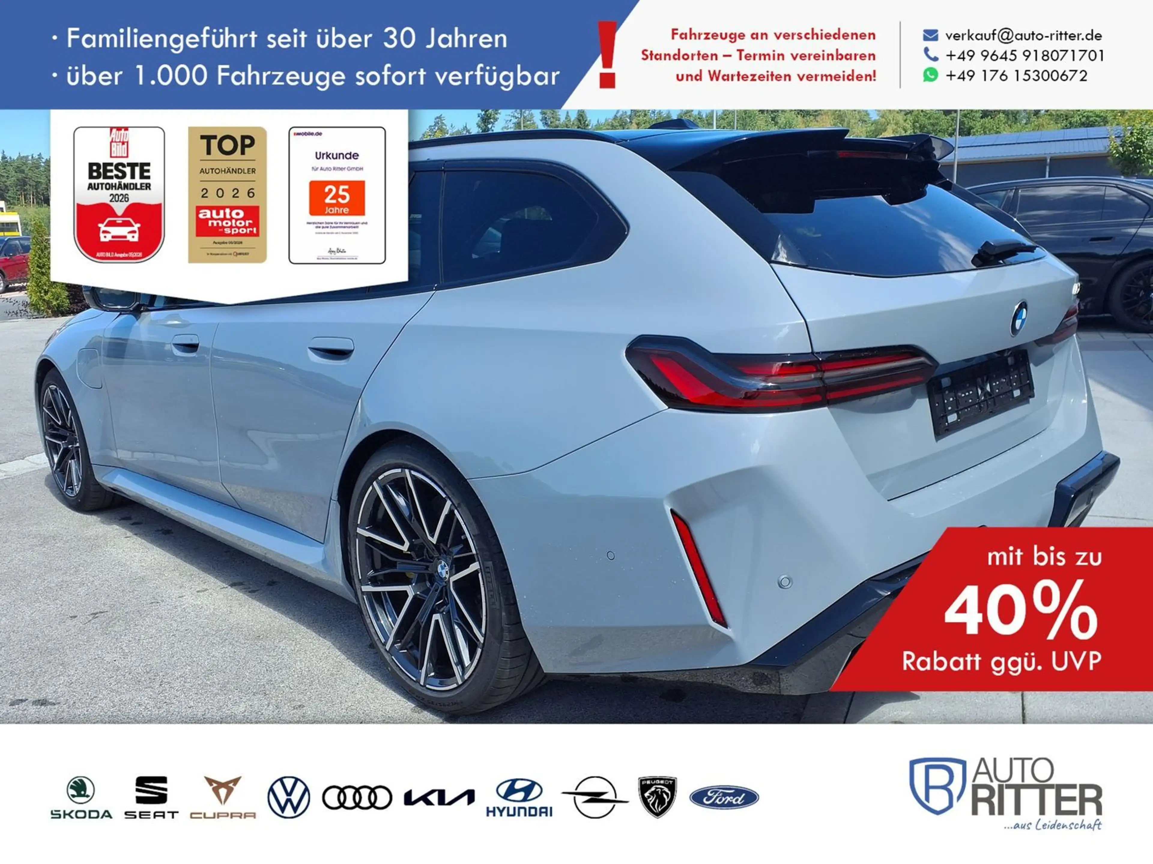 BMW M5 Touring ACC|HuD|RFK|PANO|LED|Navi|360°|Kli... — photo 2