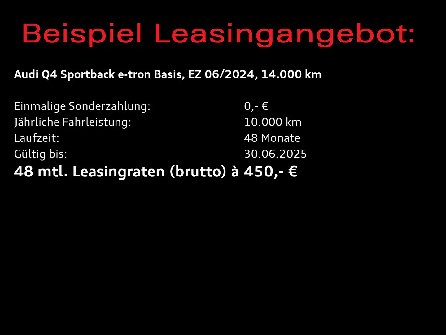 Audi Q4 e-tron 45 / MMI-Navi, LED, RFK, SHZ Noir - 2