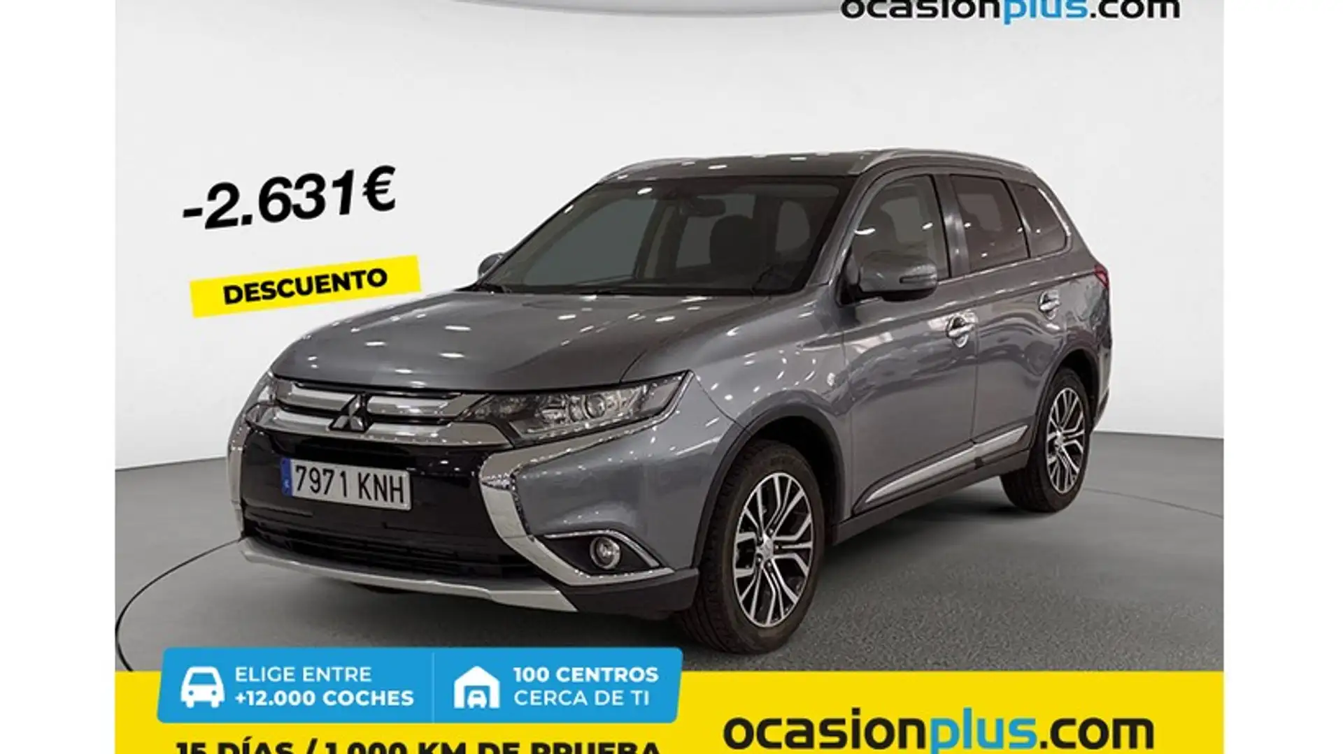 Mitsubishi Outlander 220DI-D Motion 2WD 5pl. Gris - 1