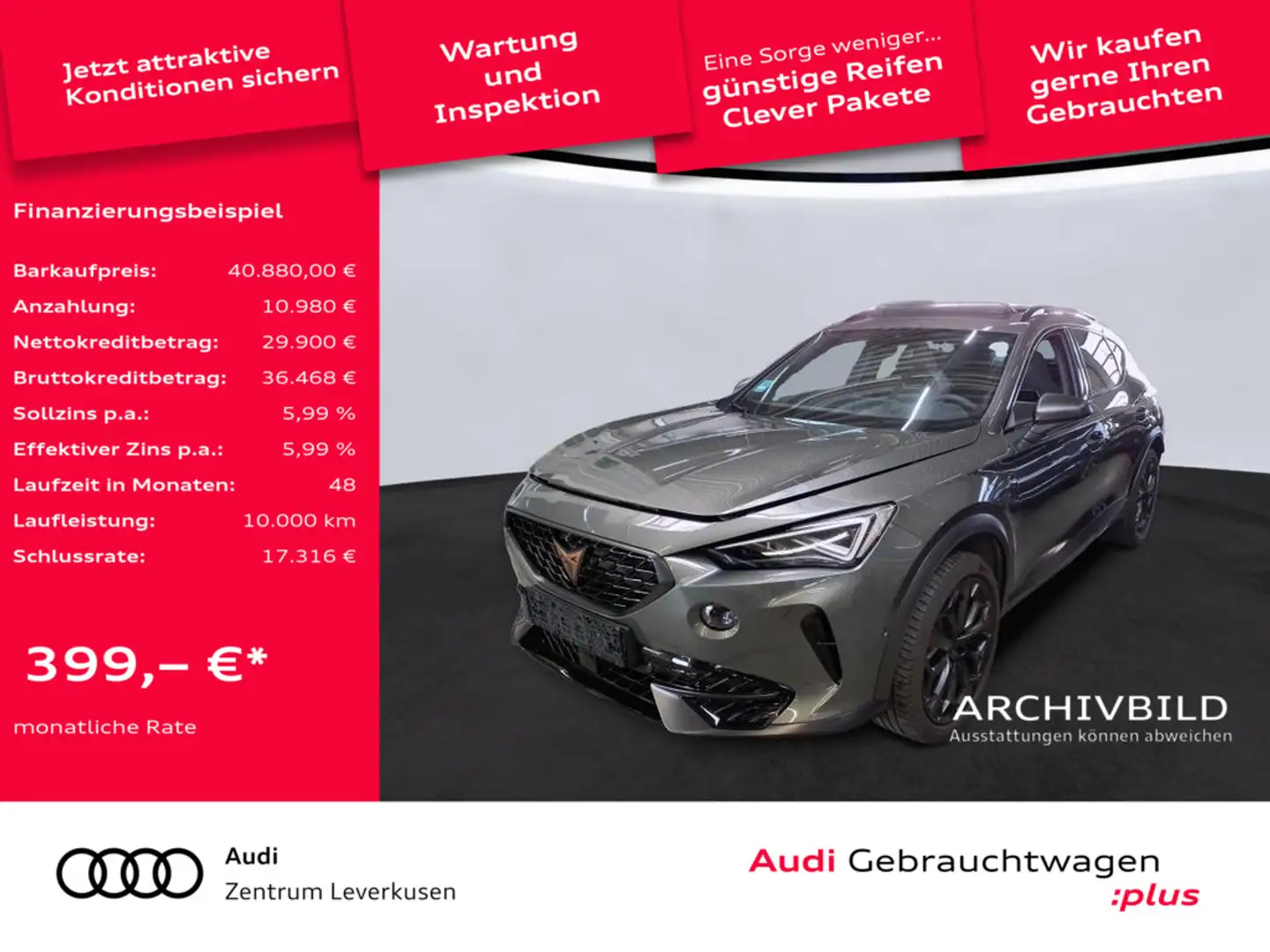 CUPRA Formentor VZ Tribe Edition 360° MATRIX AHK PA Grau - 1