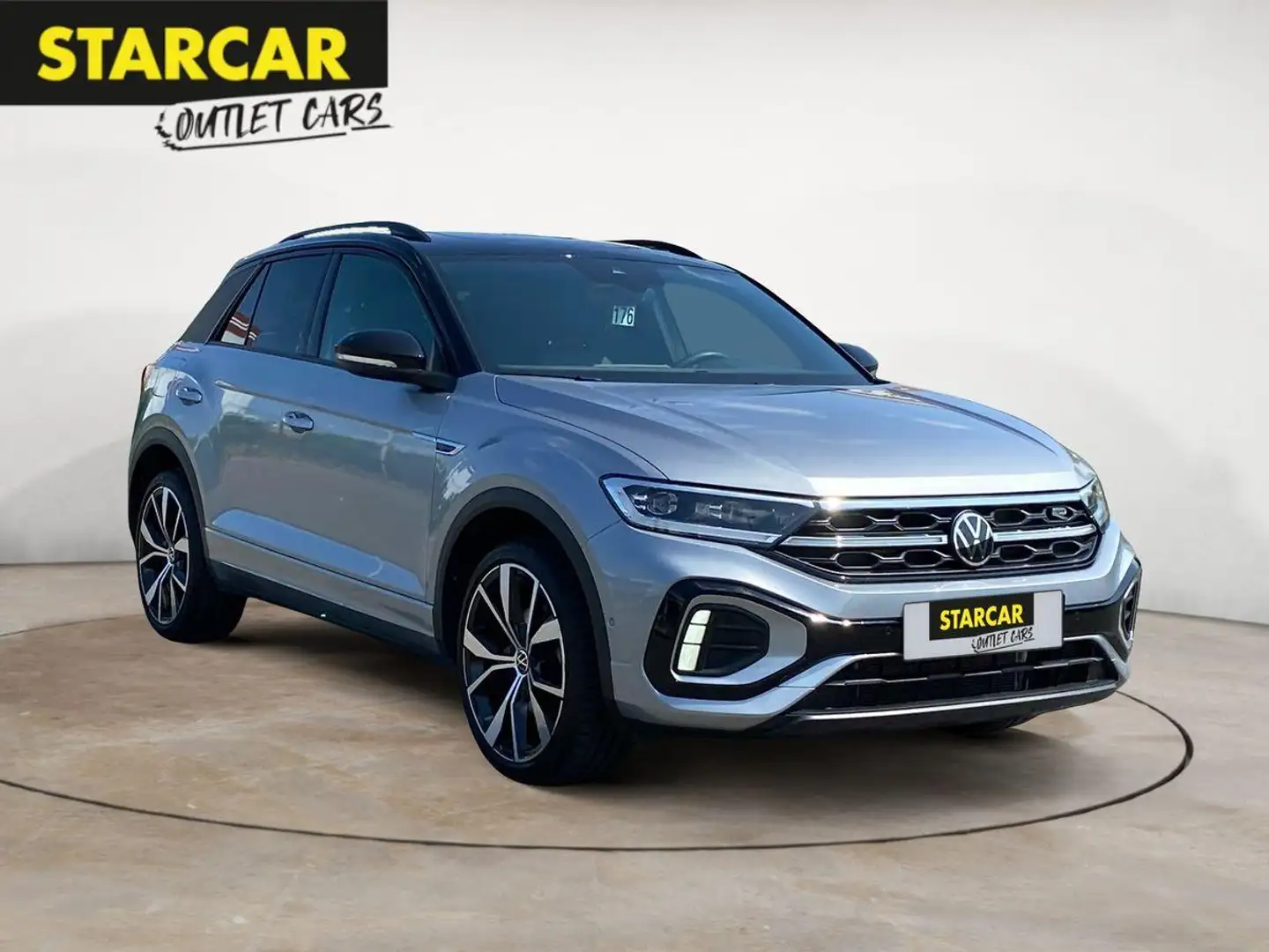 Volkswagen T-Roc R-LINE 1.5TSI+IQ.DRIVE+PANO+ACC+eHK+AHK+19"+ALARM+ Grau - 1