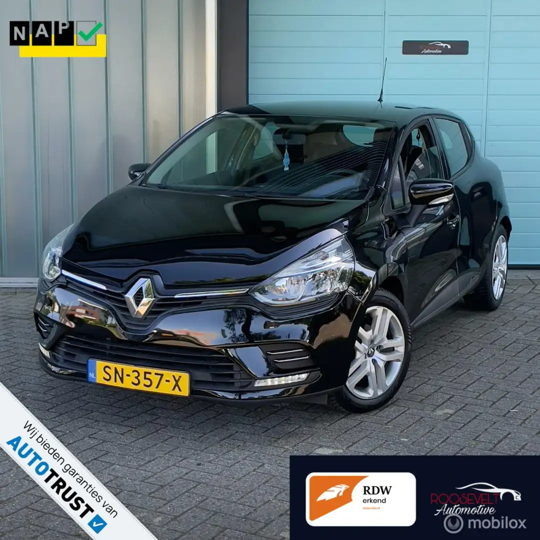 Renault Clio 0.9 TCe Zen / NAP / LED / Zwart / NL AUTO Zwart - 1
