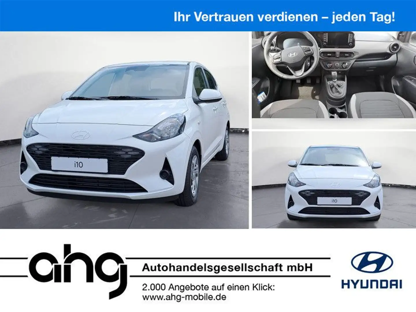 Hyundai i10 1.0 Select Bluetooth PDC Klima Blanc - 1