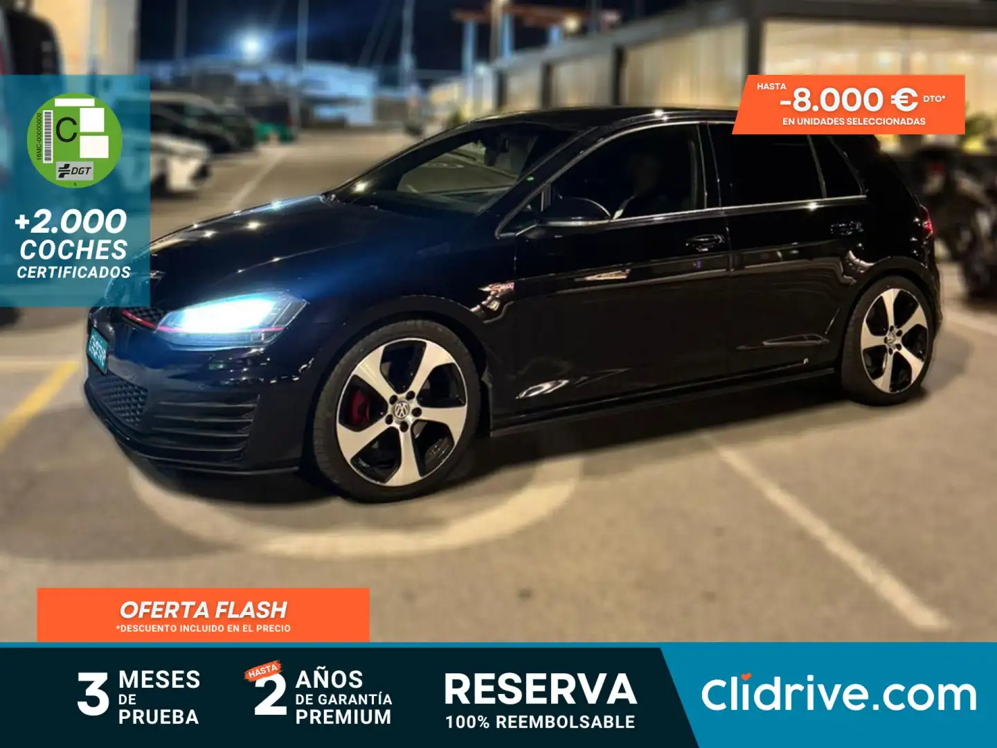 Volkswagen Golf GTI 2.0 TSI DSG 220 Negro - 1