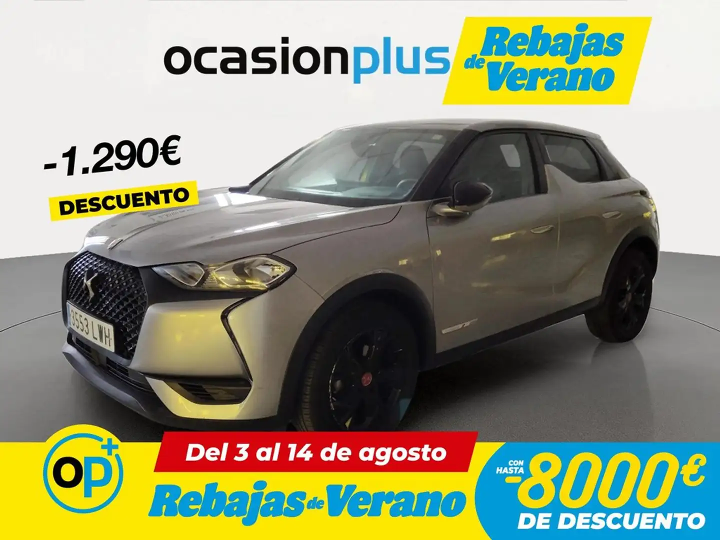 DS Automobiles DS 3 Crossback BlueHDi Performance Line 110 Gris - 1