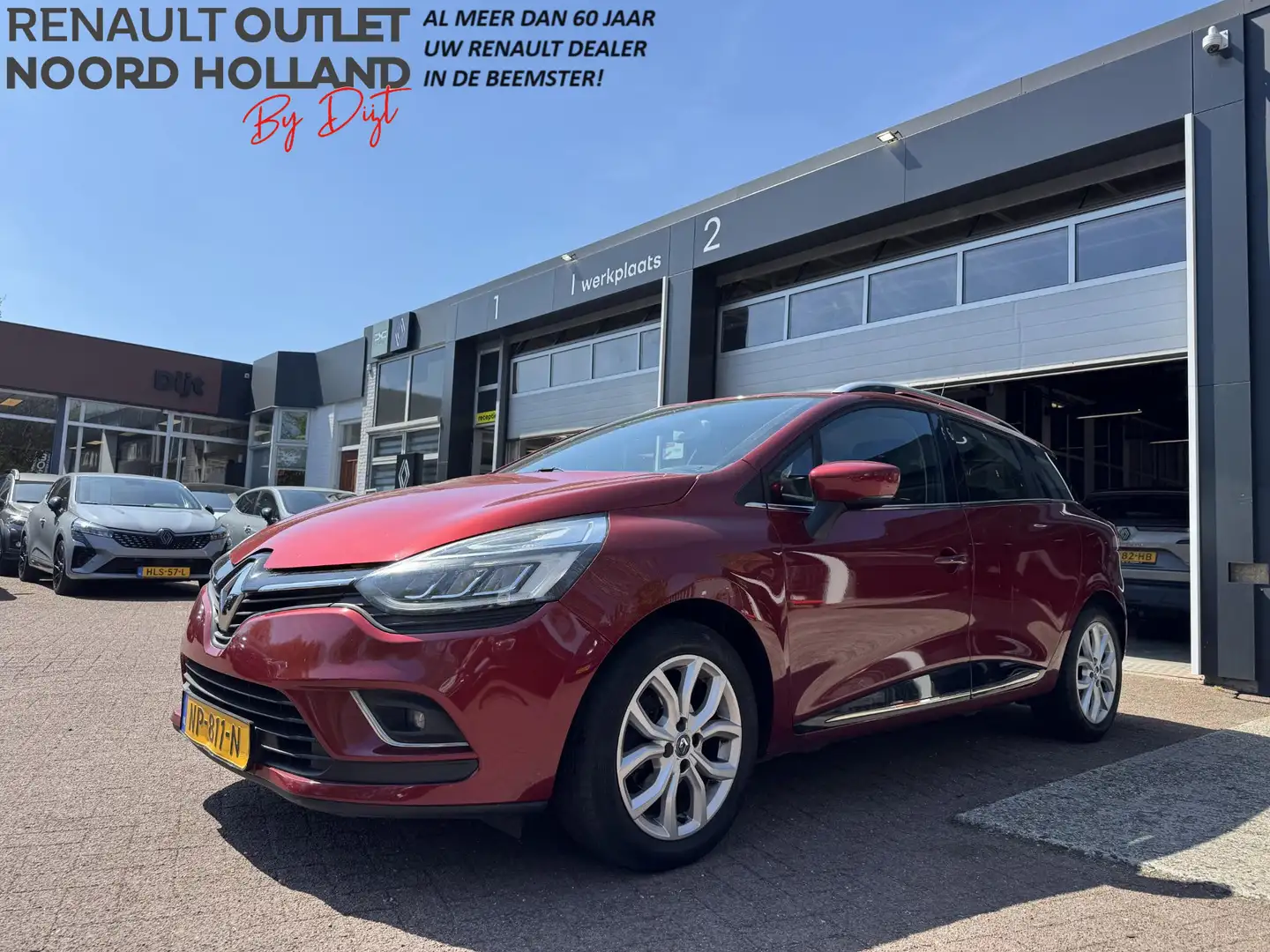 Renault Clio Estate 1.2 TCe 120pk EDC Intens Automaat!! Rood - 1