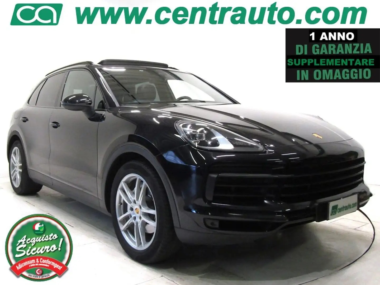 Porsche Cayenne 3.0 V6 Aut. * PELLE * 340CV * TETTO APRI. *GANCIO* Nero - 1