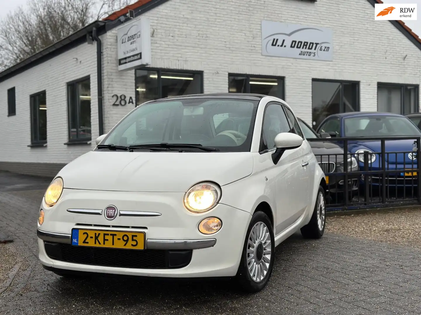 Fiat 500 1.2 Rosa airco! Blanc - 1