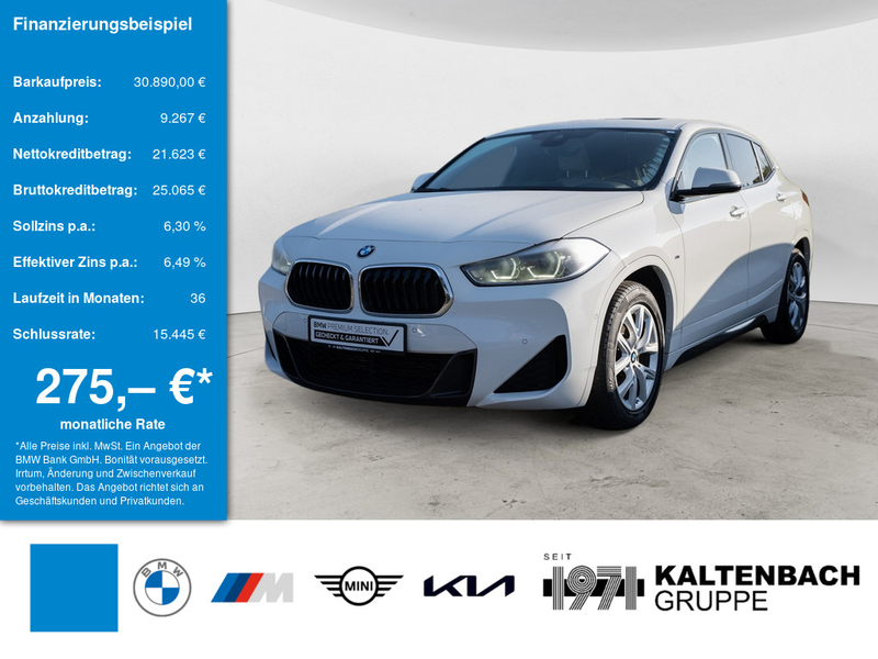 BMW X2 xDrive20d M-Sport PANO HUD LED ACC W-LAN