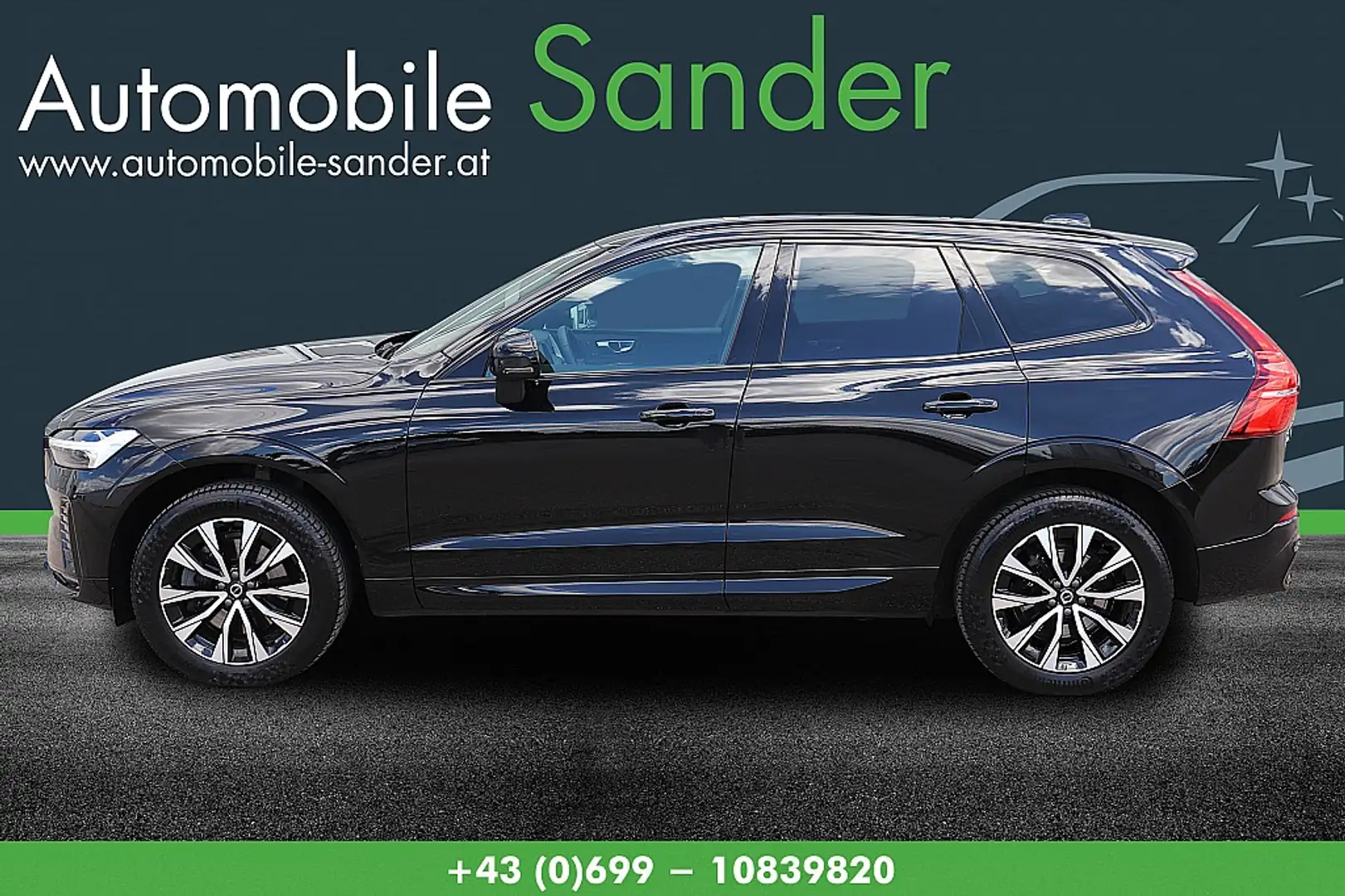 Volvo XC60 B4 Plus Dark AWD Geartronic*AHK/PANO/HARMAN* Schwarz - 2