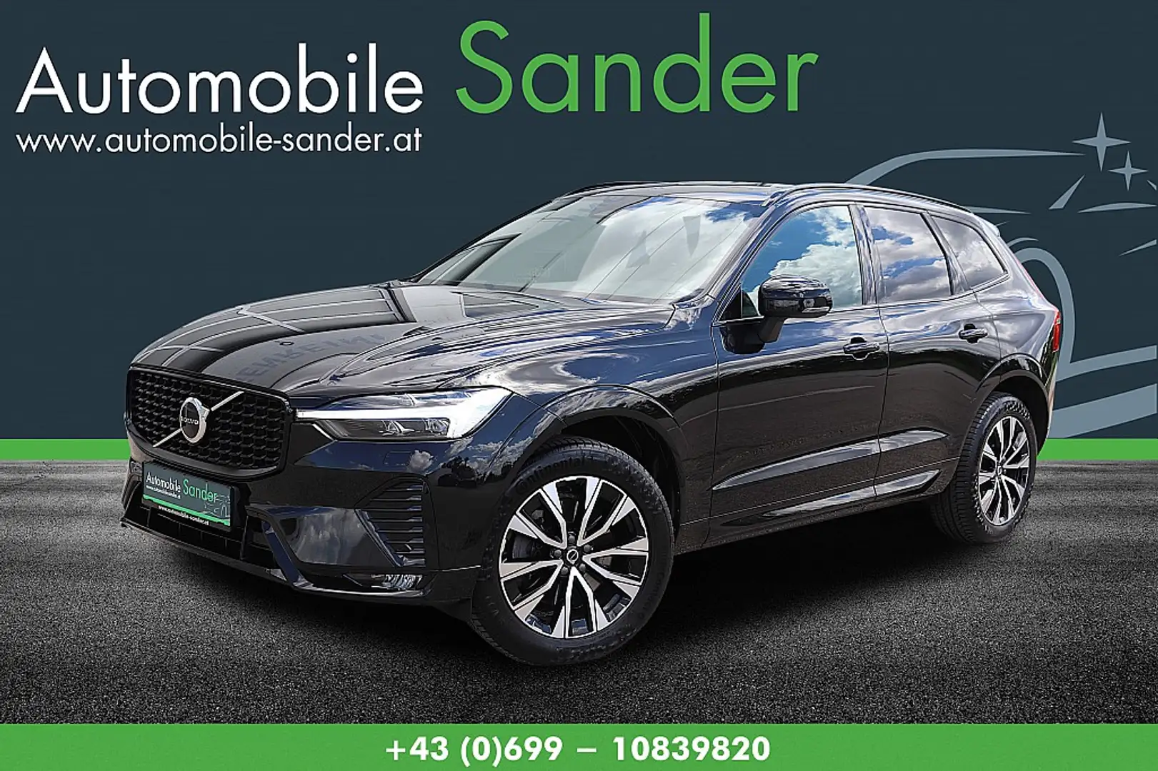 Volvo XC60 B4 Plus Dark AWD Geartronic*AHK/PANO/HARMAN* Schwarz - 1