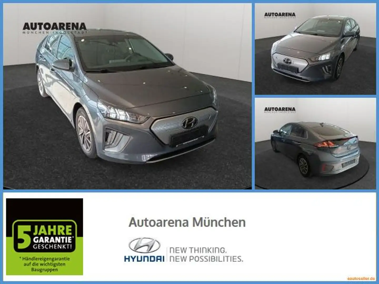 Hyundai IONIQ EV Style FLA SpurH LM LED KlimaA Szürke - 1