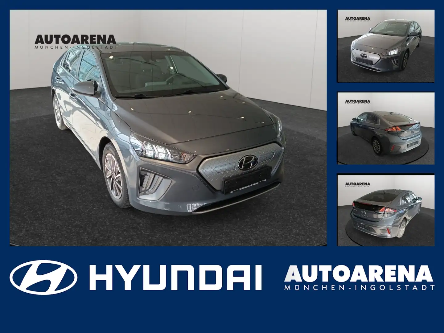 Hyundai IONIQ EV Style FLA SpurH LM LED KlimaA Gris - 1