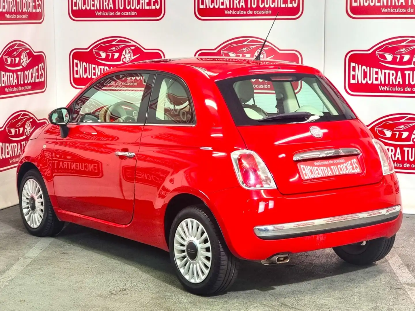 Fiat 500 1.2 Lounge Rojo - 2