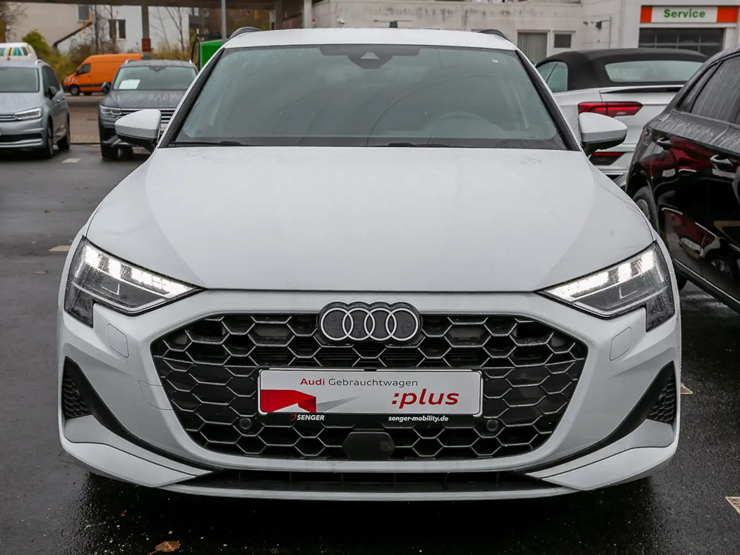 Audi A3 30 TFSI advanced S tronic Nav AHK Blanc - 2