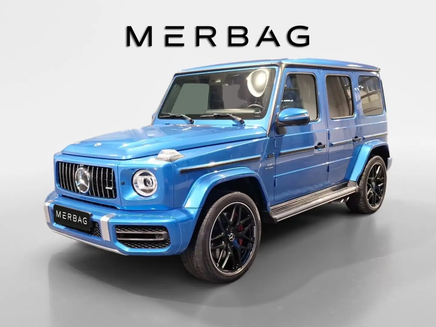 Mercedes-Benz G 63 AMG Distronic Drivers 22" Kreuzspeiche 360° Bleu - 1