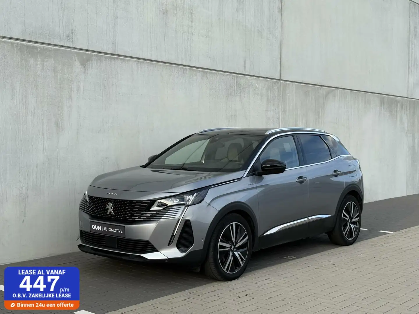 Peugeot 3008 1.6 Hybrid 225 Allure - stoelverwarming - virtu Gris - 1