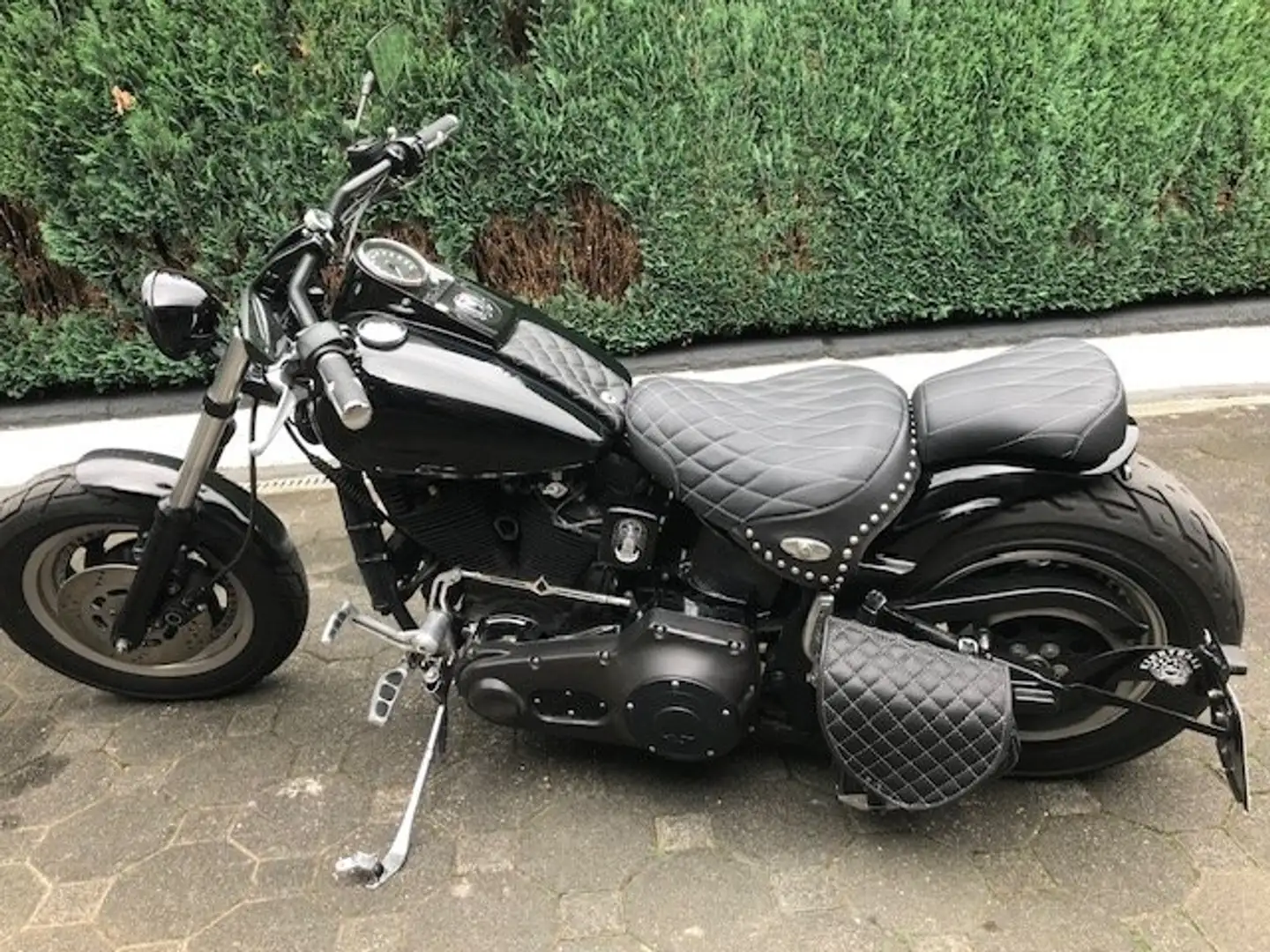 Harley-Davidson Custom Bike Softail EVO FXST Custom Noir - 1