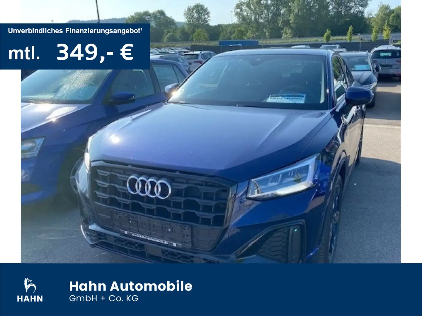 Audi Q2 35 1.5 TFSI S-Tronic S line AHK Navi Kamera Blau - 1