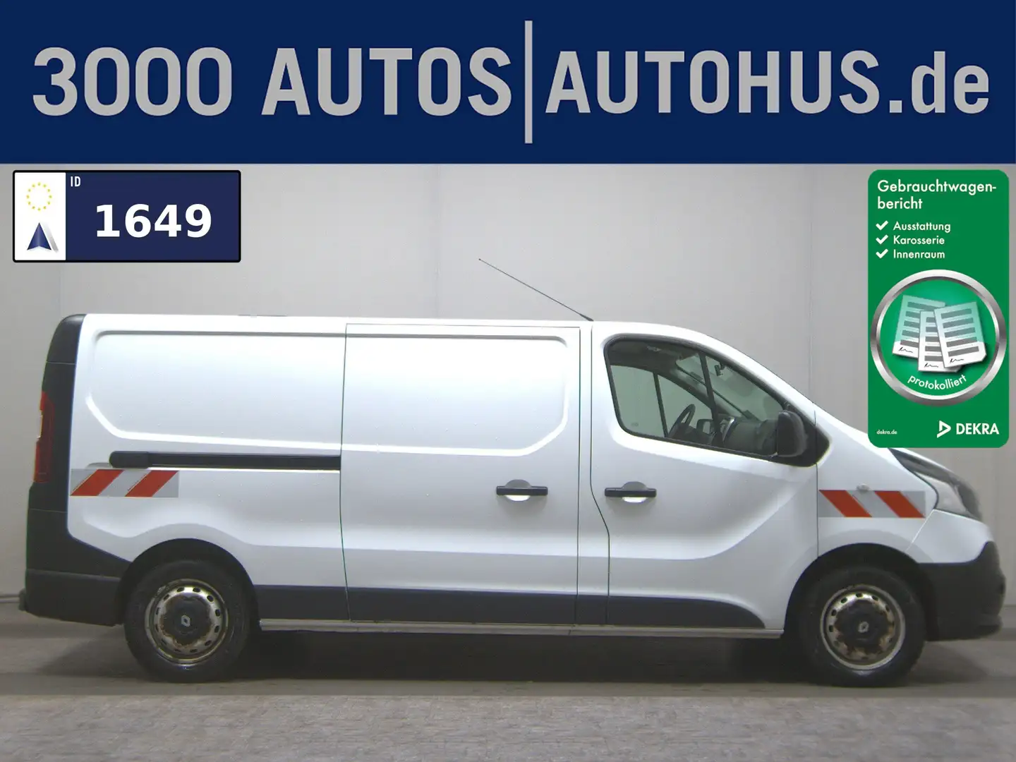 Renault Trafic L2H1 1.6 dCi Regalsystem Navi StHzg PDC Weiß - 1