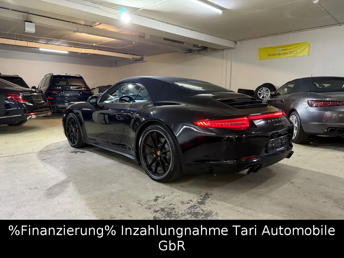 Porsche 991 Carrera 4S Cabrio BRD,LED,SAGA,PZ-Scheckheft Noir - 1