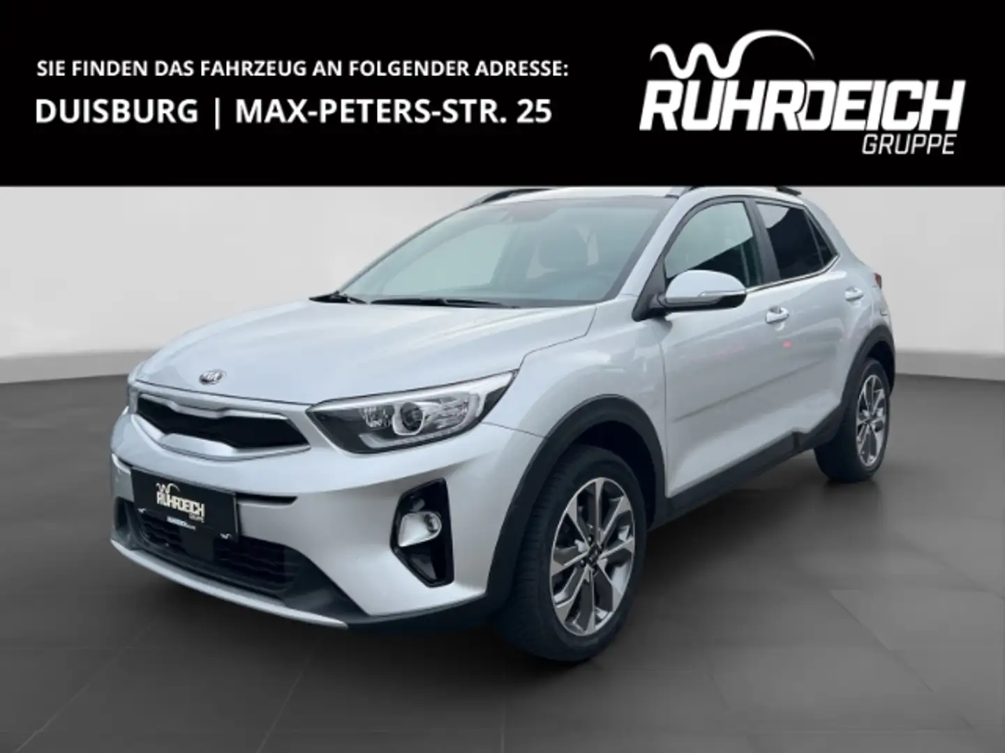 Kia Stonic Platinum Edition 1.0 Aut+Pano+Leder+Navi+Cam+Carpl Plateado - 1