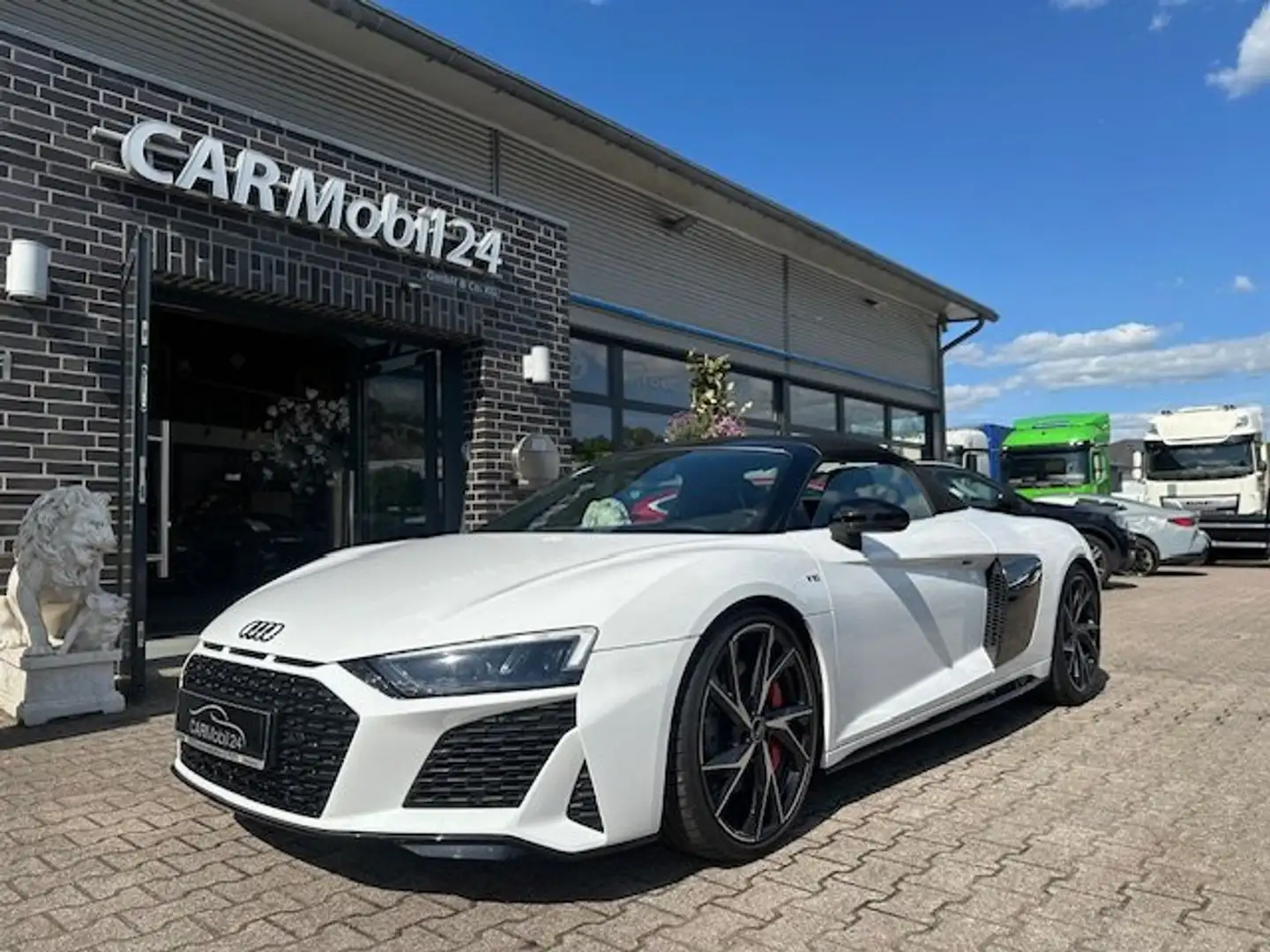 Audi R8 5.2 FSI Roadster RWD *Leder*R-Cam*SHZ*PDC*Nav* Белый - 1