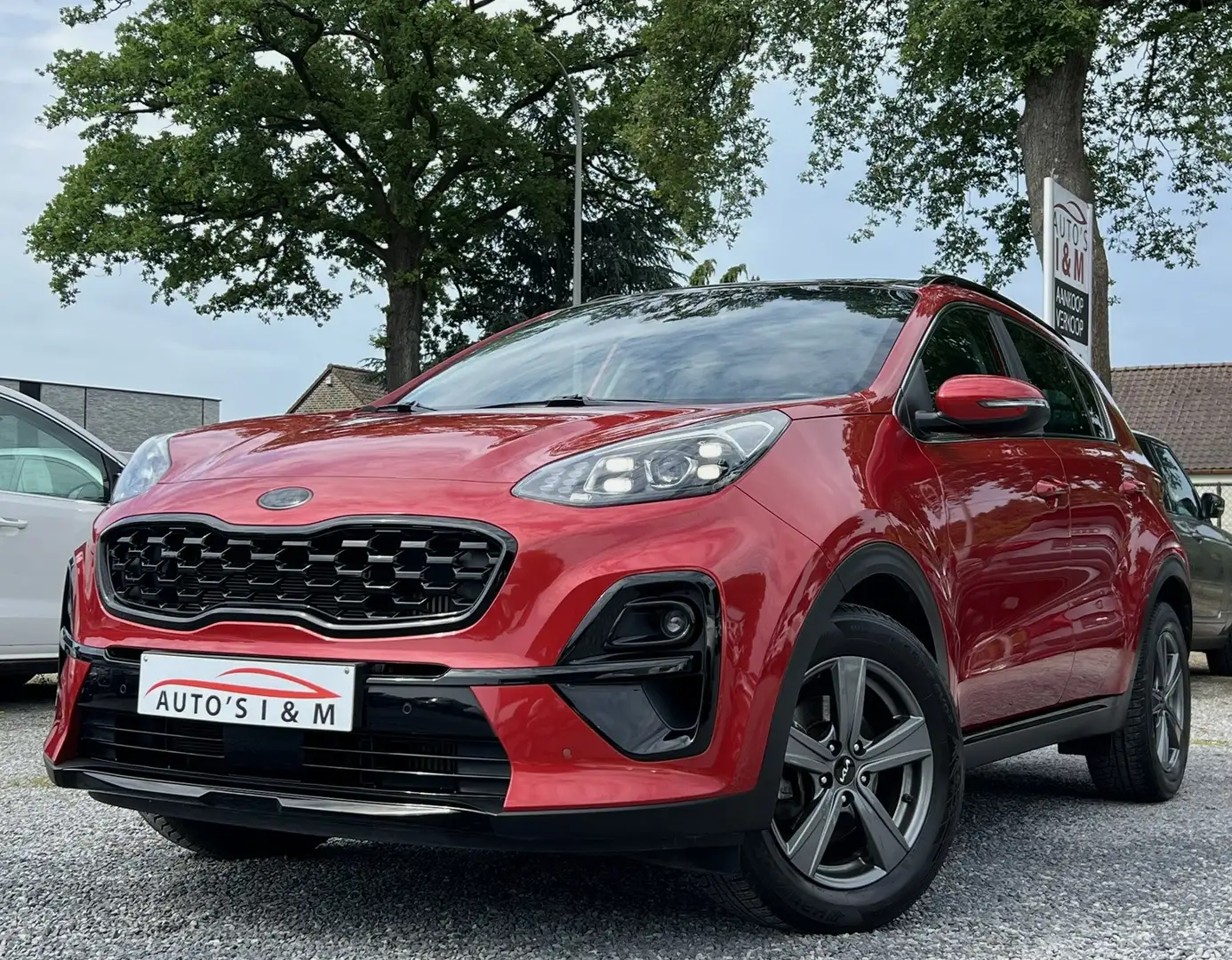 Kia Sportage 1.6 GDi GT line 2022 53Dkm Automaat Pano Garantie! Rood - 1