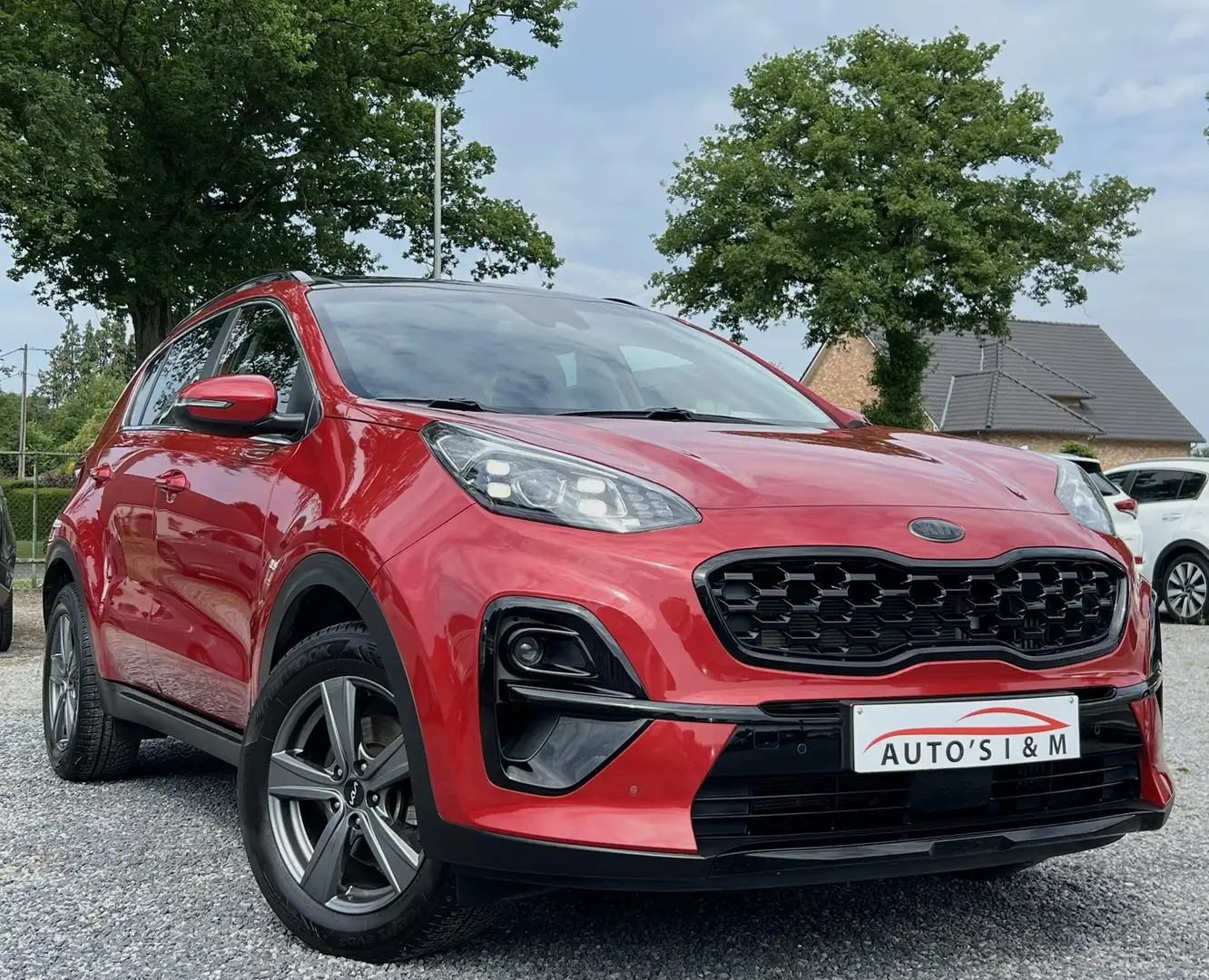Kia Sportage 1.6 GDi GT line 2022 53Dkm Automaat Pano Garantie! Rood - 2