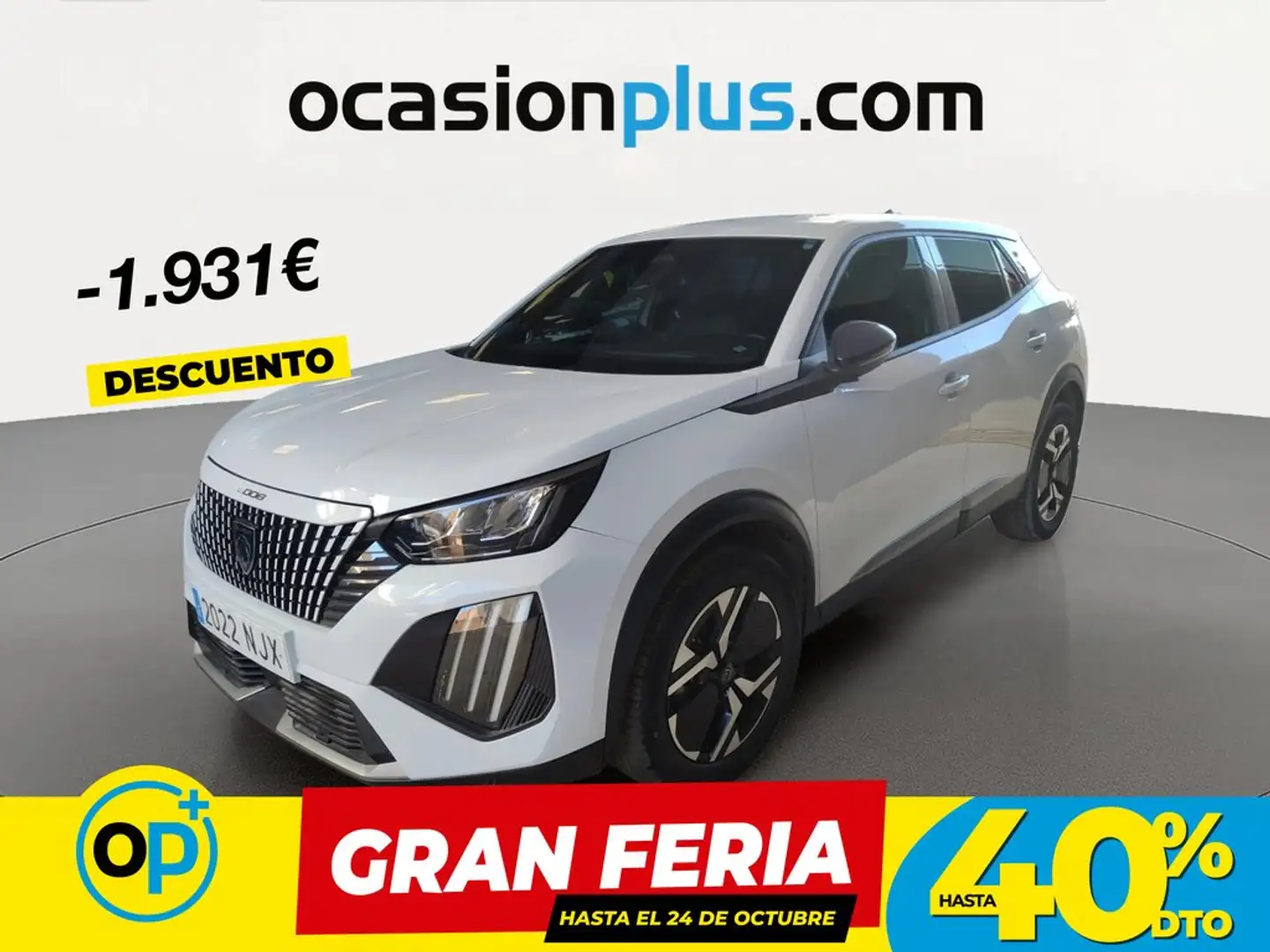 Peugeot 2008 Hybrid Allure eDCS6 145 Blanco - 1