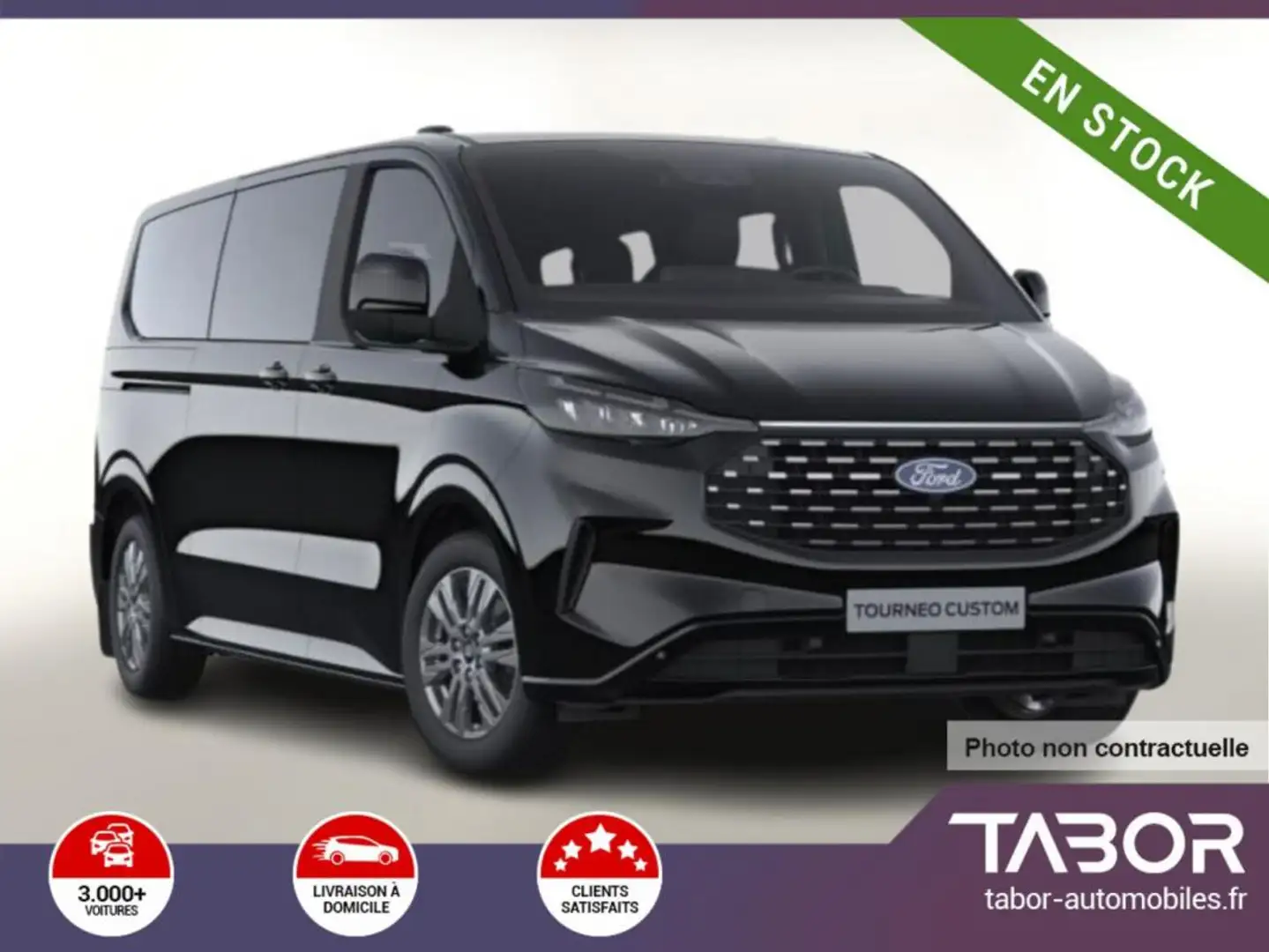 Ford Tourneo Custom 2.0 TDCi 150 Tit 320 L2 Cam Noir - 1